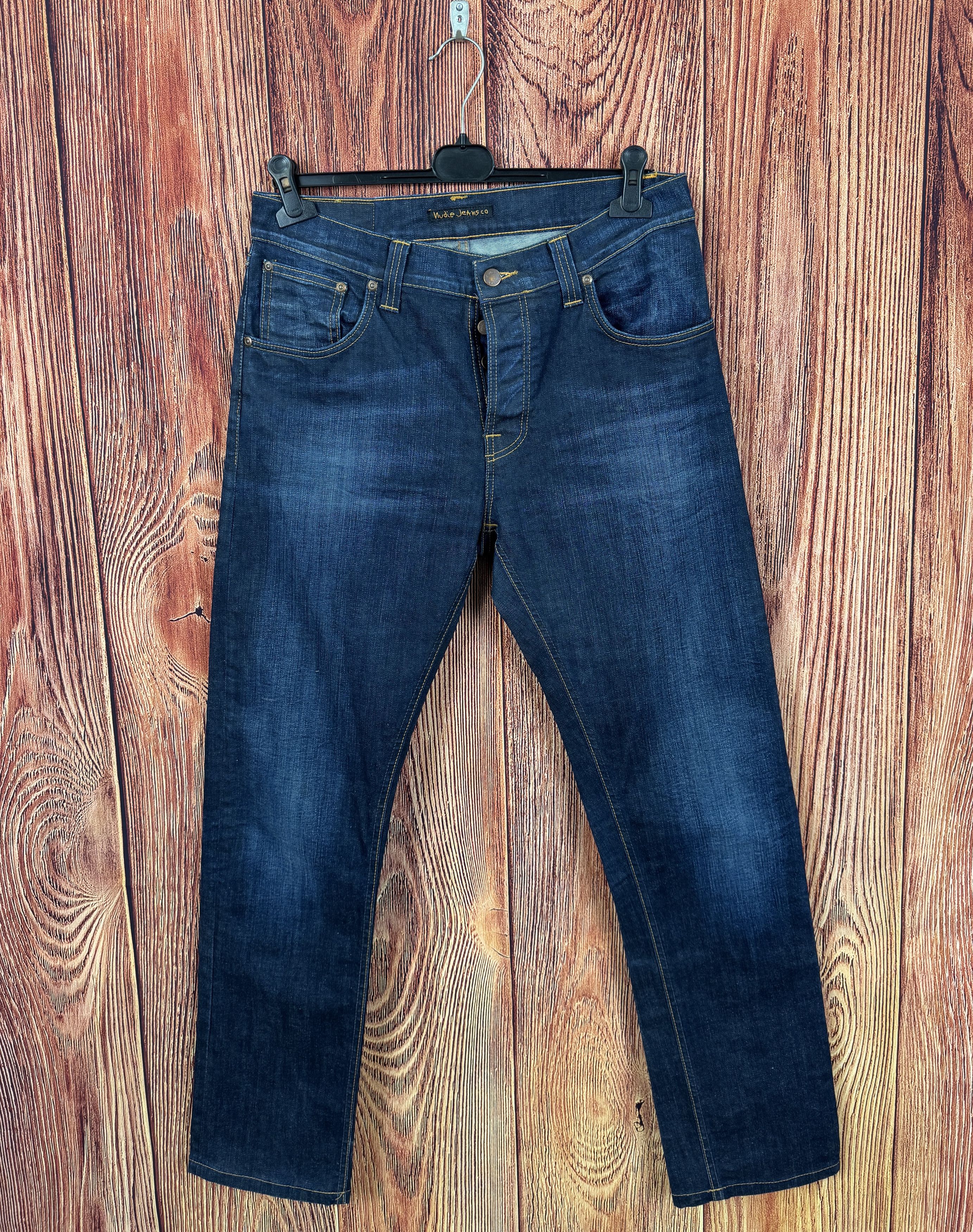 Nudie Jeans Nudie Jeans Hank Rey Denim Pant W33 L34 Made in Italy Size US 33 - 1 Thumbnail