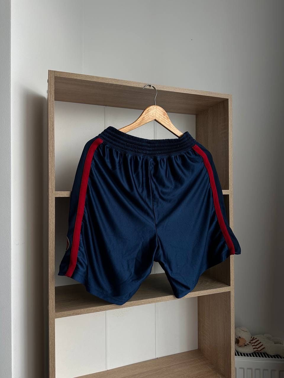 Nike × Nike ACG × Vintage Vintage Nike Basketball Blue Shorts Big Logo Size US 32 / EU 48 - 13 Thumbnail