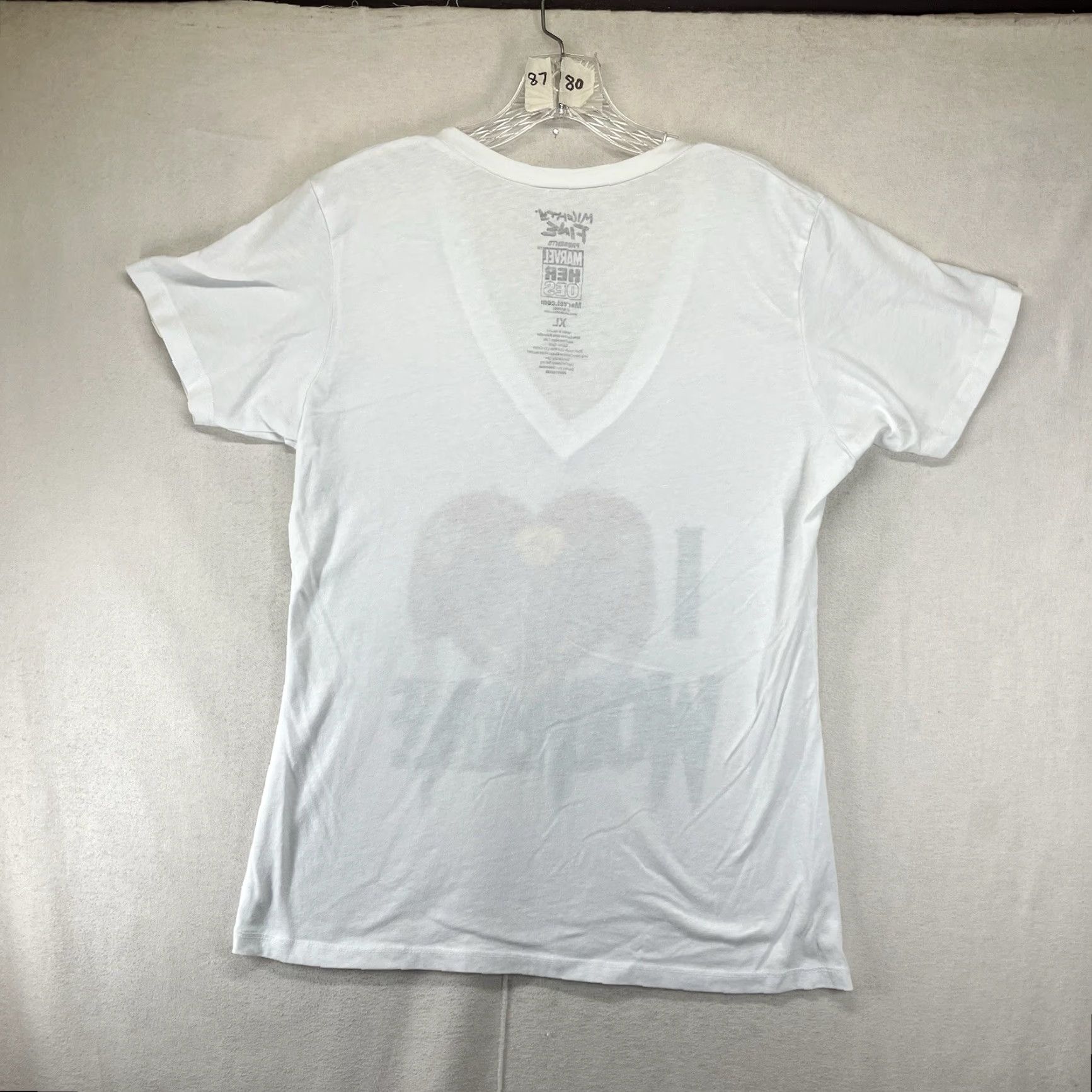 Vintage VINTAGE Marvel Wolverine T-Shirt Women XL Cotton Blend Heart Graphic Casual Sleeves 60s Retro Glitter Size XL / US 12-14 / IT 48-50 - 2 Thumbnail