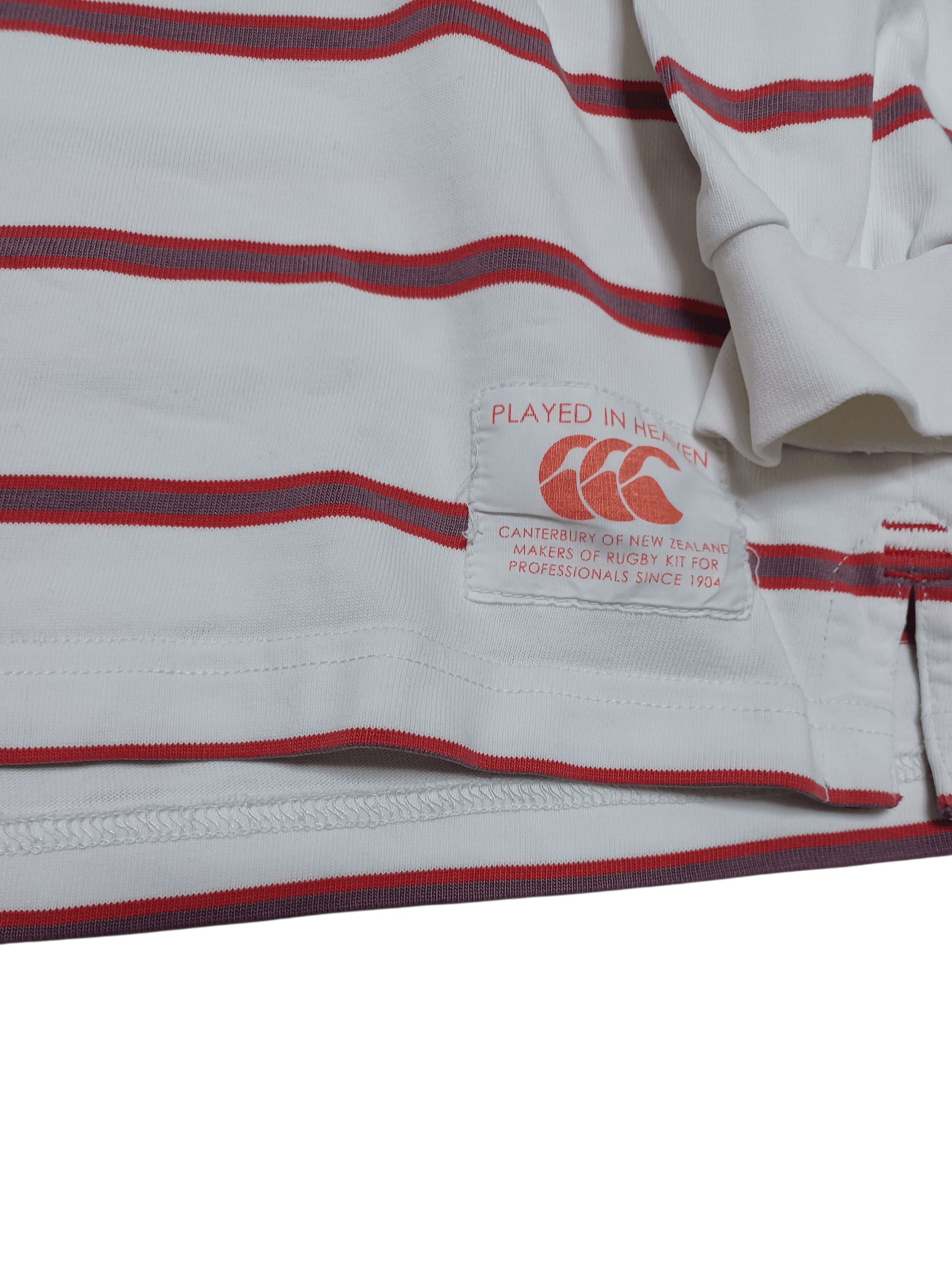 Canterbury of New Zealand CANTERBURY VINTAGE STRIPED RYGBY SHIRT JERSEY Size US L / EU 52-54 / 3 - 3 Thumbnail