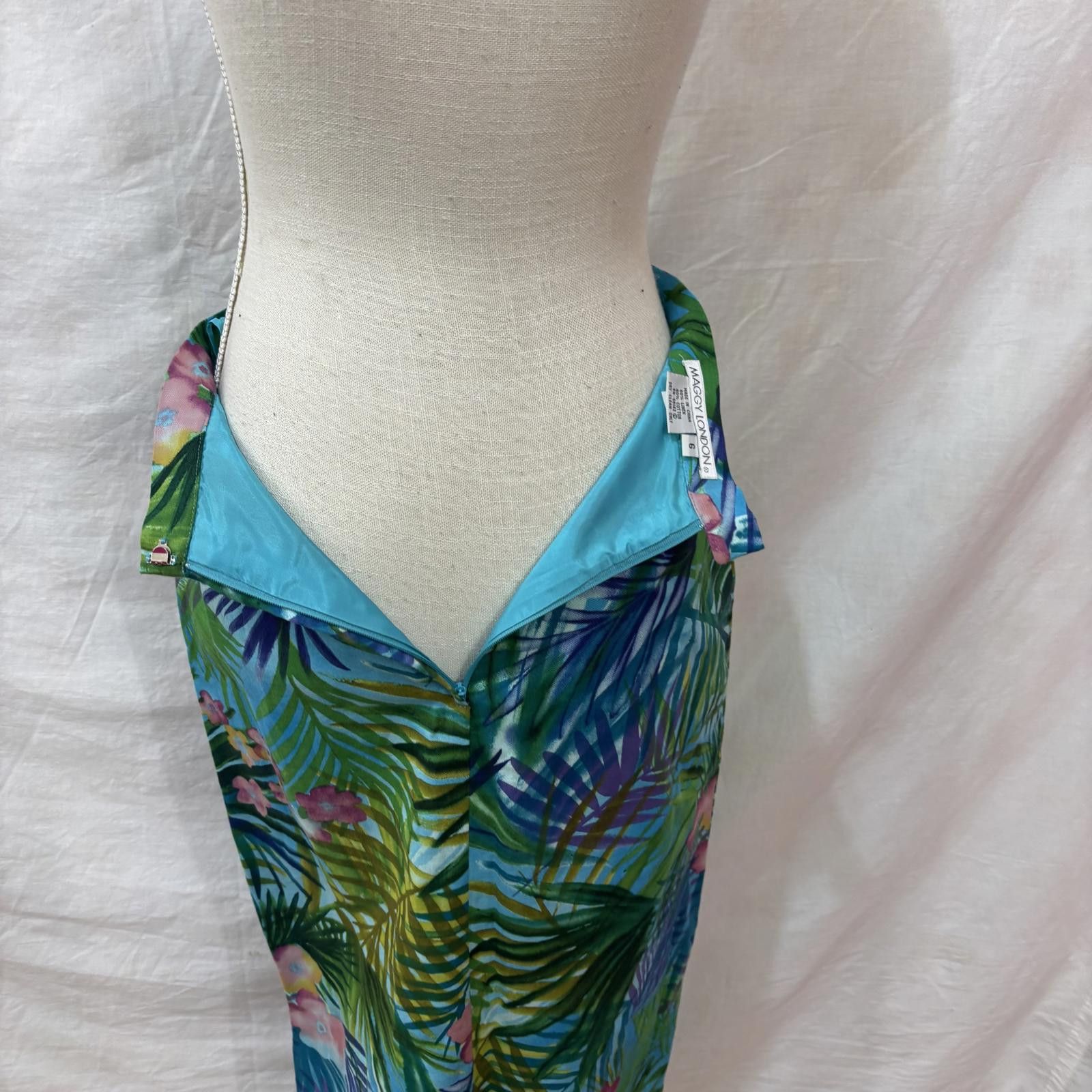 Other Vtg 90s Maggie London Hawaiian style 2 piece skirt set Size M / US 6-8 / IT 42-44 - 6 Thumbnail