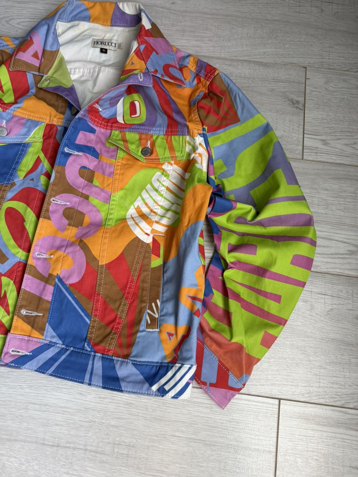 Women’s hype crazy jacket Fiorucci big logogram
