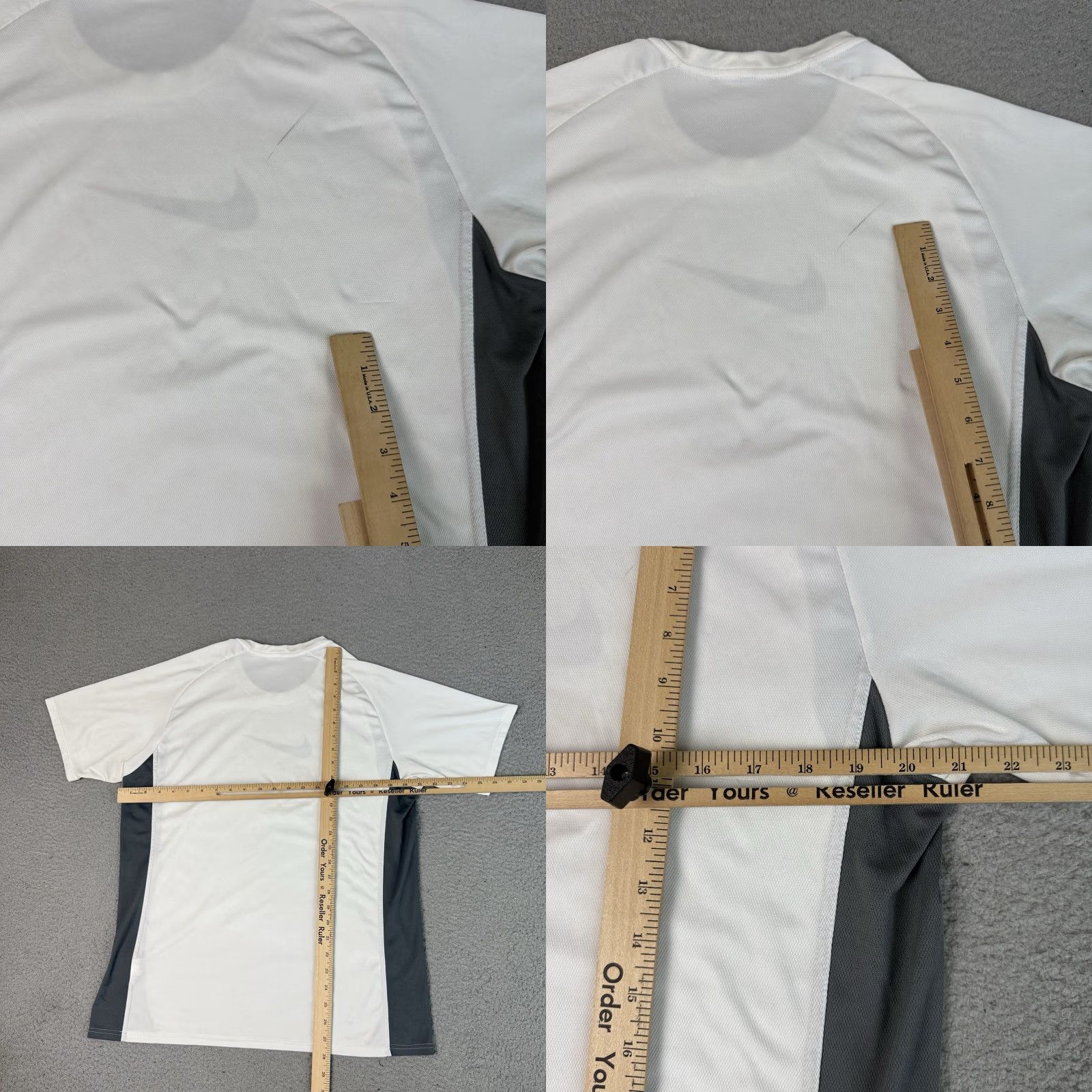 Nike Nike Dri Fit T Shirt Adult Large White Athletic Casual Workout Woven Training L Size US L / EU 52-54 / 3 - 8 Thumbnail