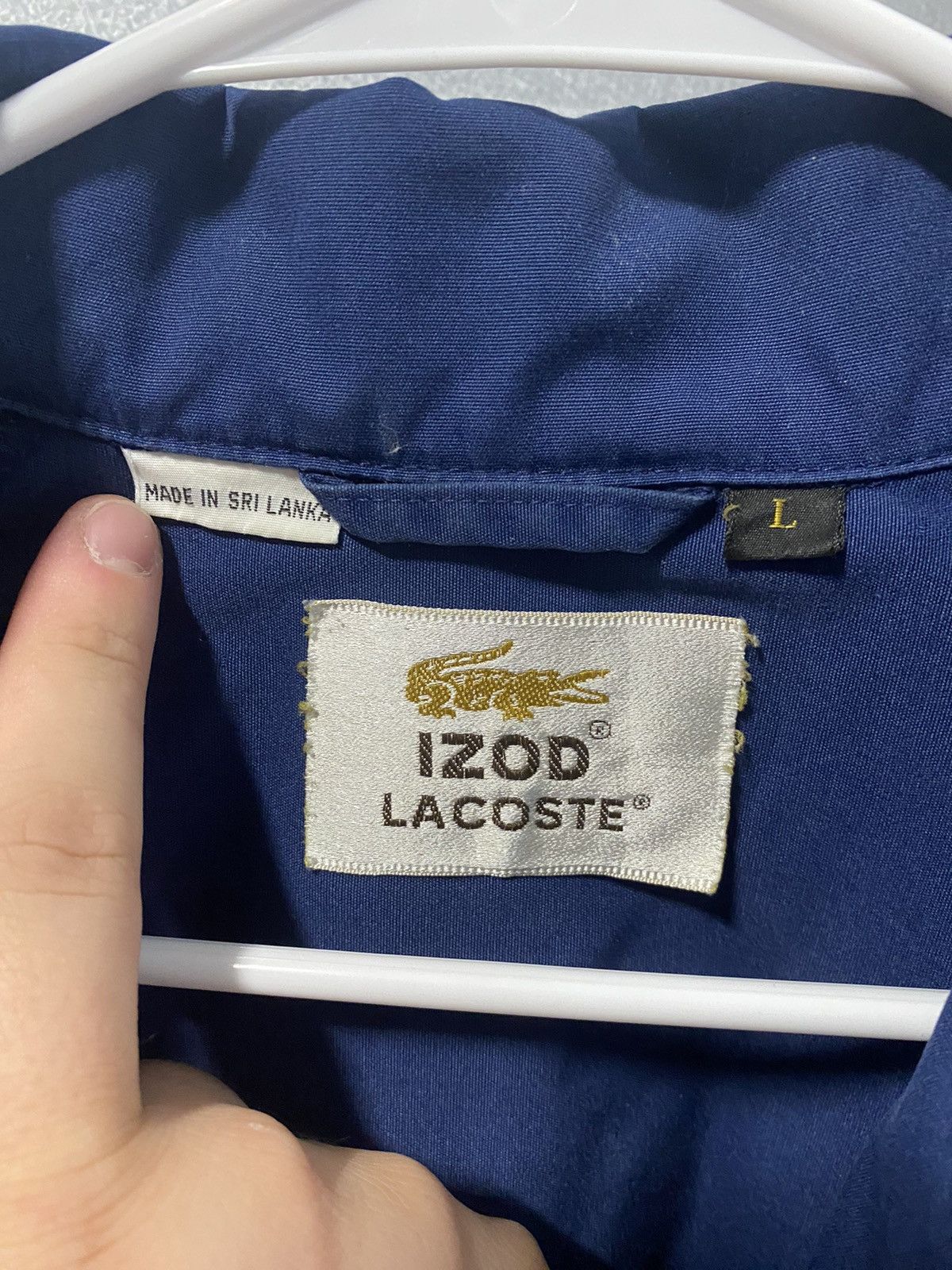 Lacoste × Vintage 1990’s Lacoste Zip-up Jacket Size US L / EU 52-54 / 3 - 2 Thumbnail