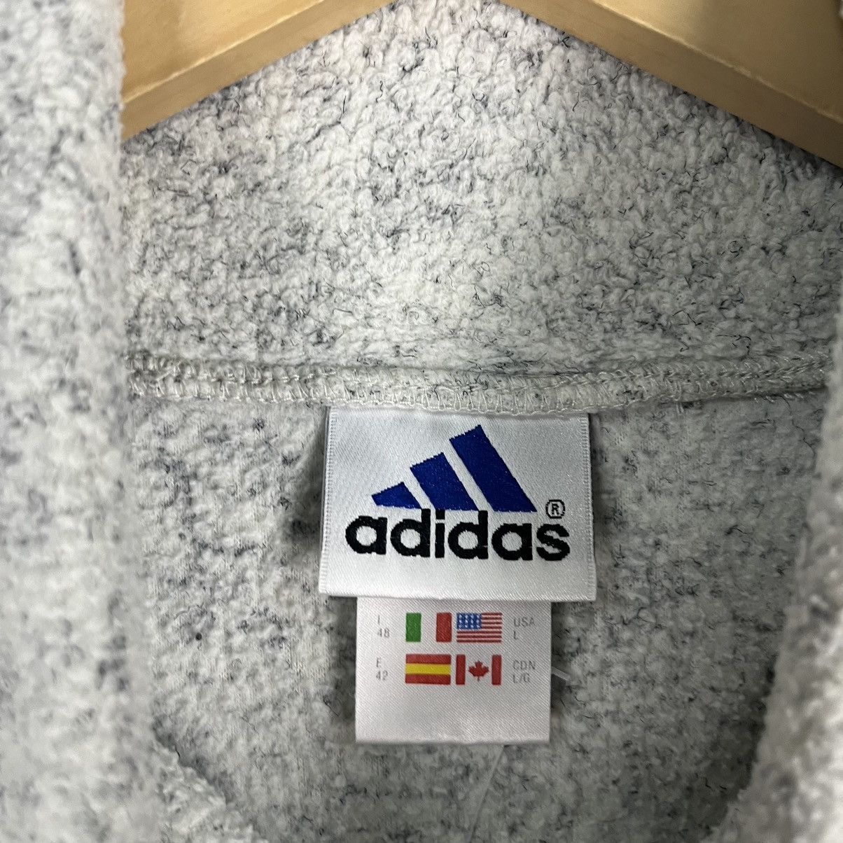 Adidas VINTAGE 👻 Adidas fleece high neck golf sweatshirt Size US L / EU 52-54 / 3 - 9 Thumbnail
