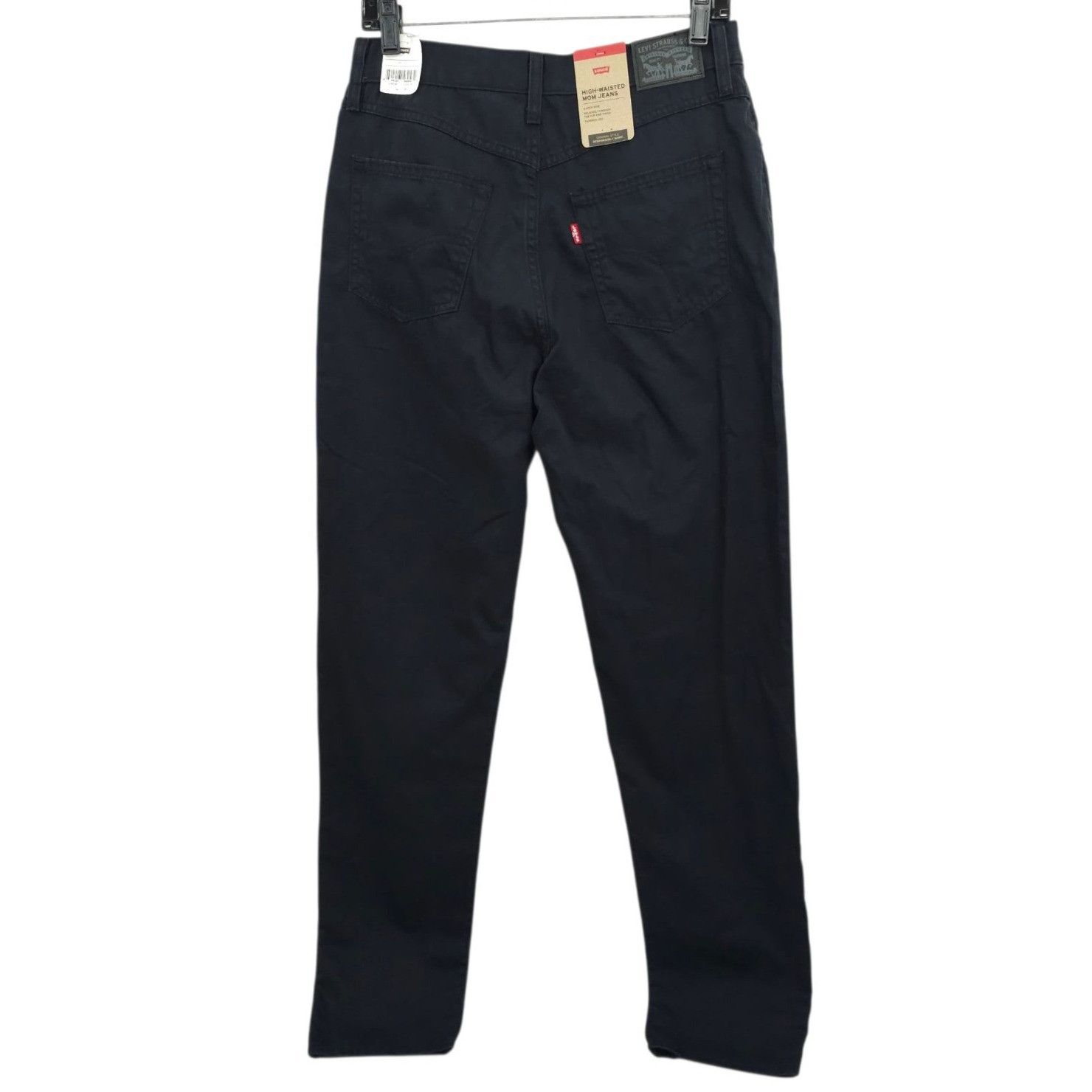 Levi's Levis High Waisted Mom Jean 29x32 Dark Wash Tapered Leg Size 29" - 2 Thumbnail