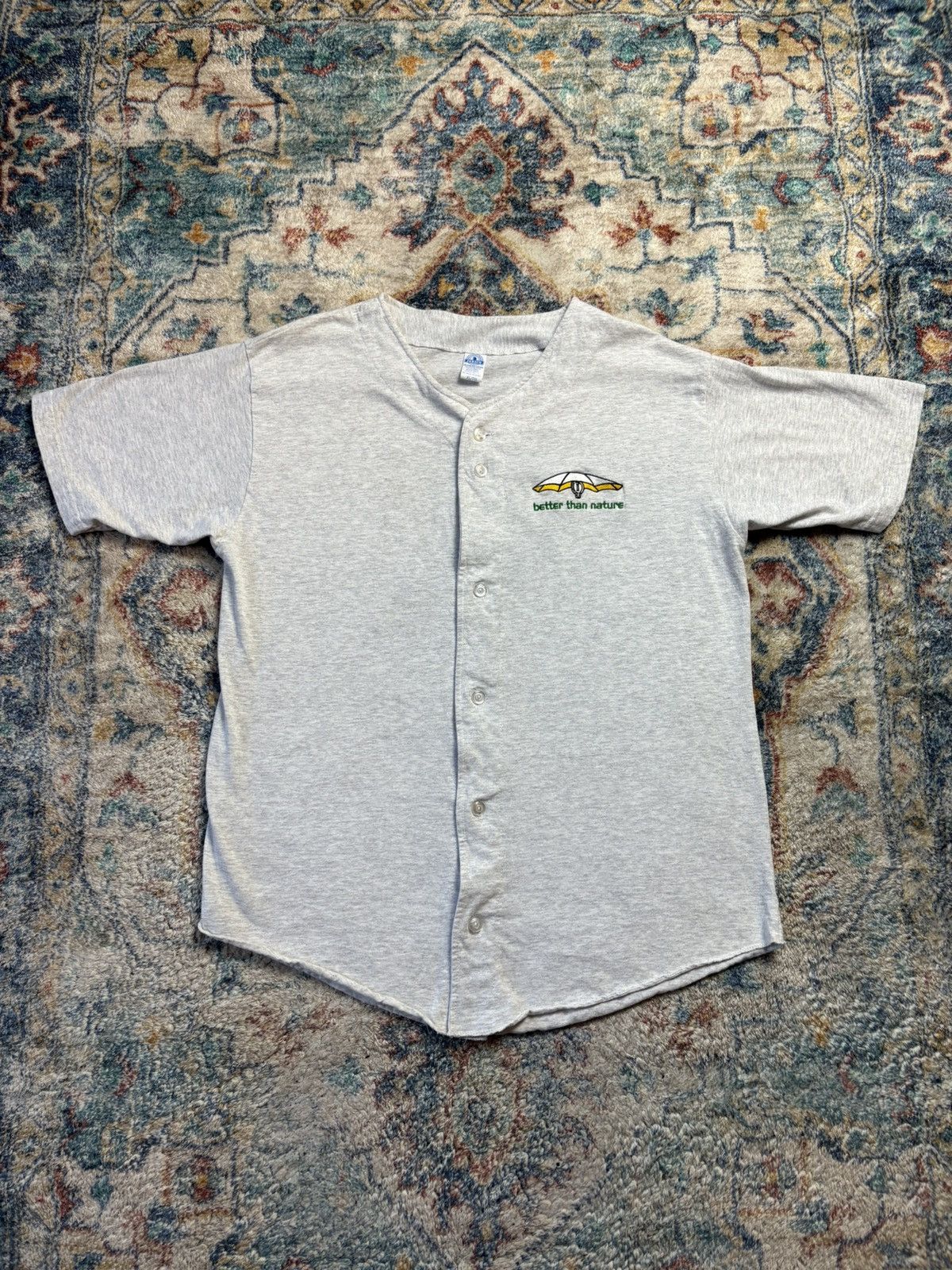 Vintage Vintage Better Than Nature Gardens Baseball Jersey Size XL Size US XL / EU 56 / 4 - 1 Thumbnail