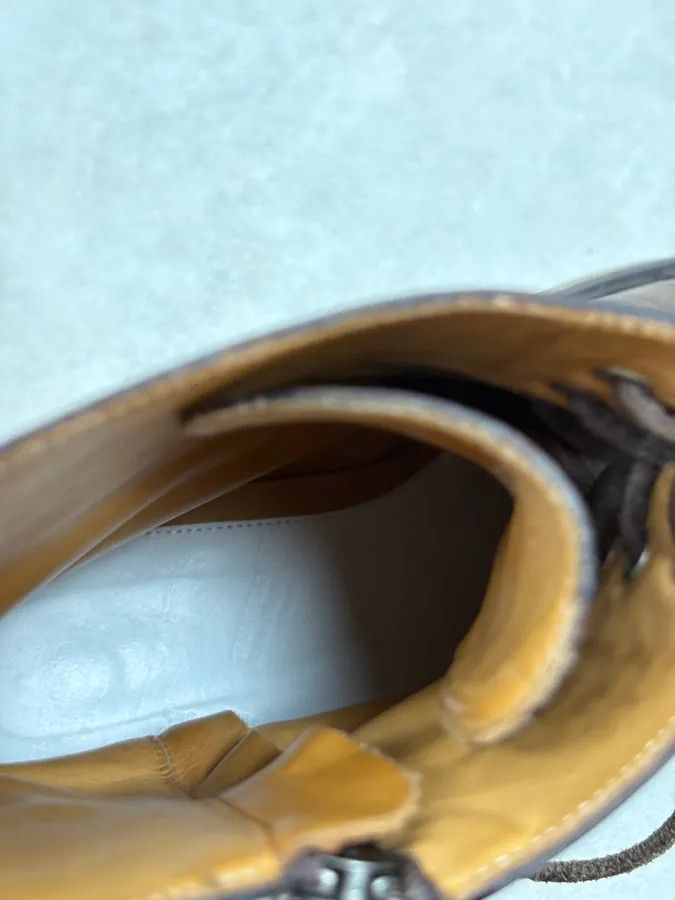 Maison Margiela 2000s Maison Margiela Brown Eroded Combat Leather Boots Size US 8 / EU 41 - 7 Thumbnail