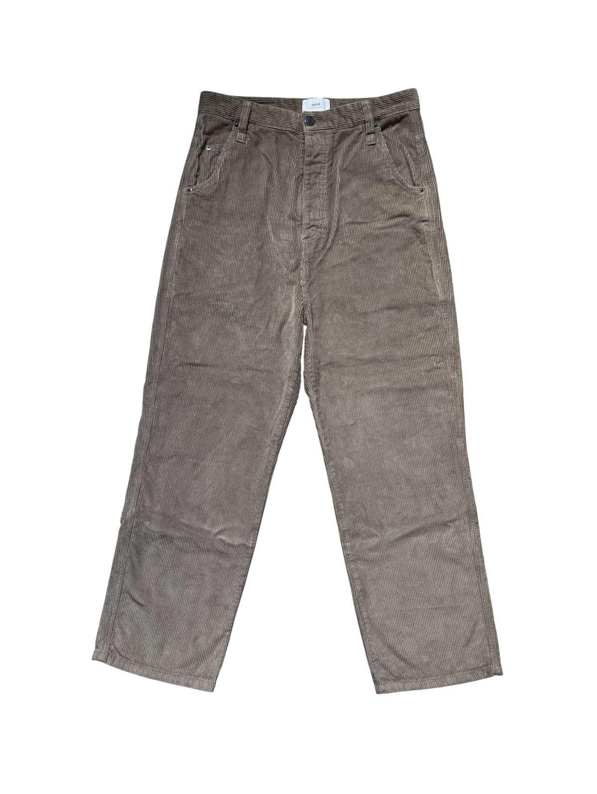 AMI AMI Paris Alexandre Mattiussi Velvet Corduroy Casual Trouser Size US 32 / EU 48 - 1 Thumbnail