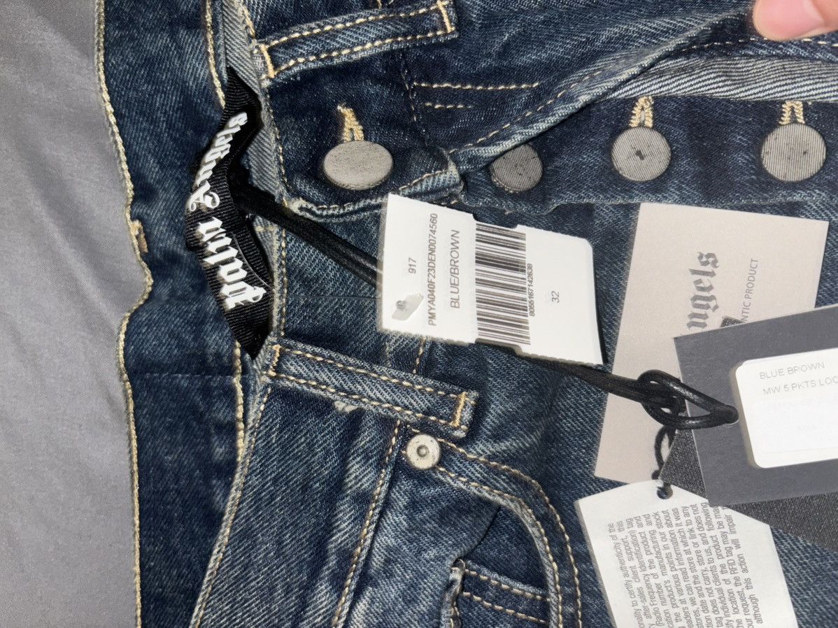 Palm Angels Palm Angels Faded Straight Leg Jeans Size US 32 / EU 48 - 6 Thumbnail