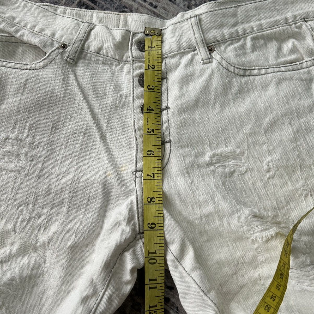 Tornado Mart Tornado Mart Super Flared Distressed Jeans Size US 31 - 18 Thumbnail