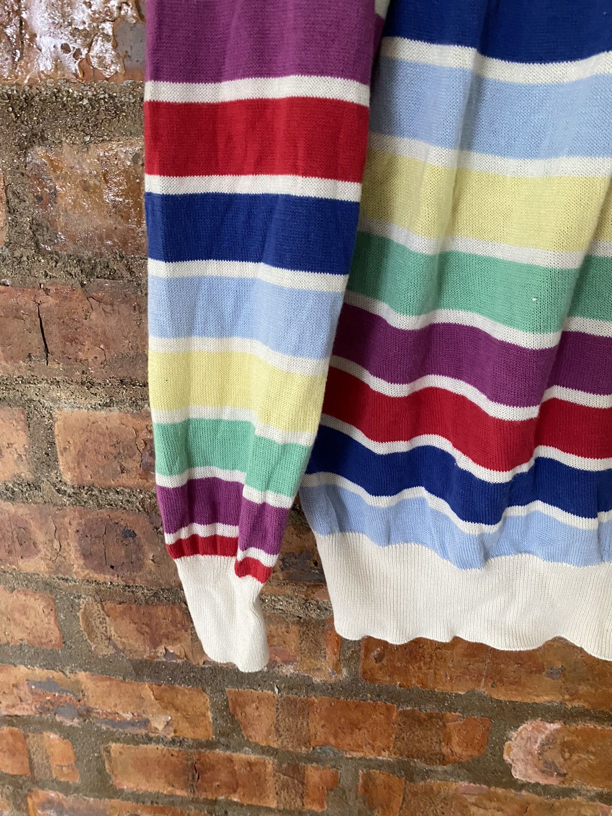 Ne-Net Cat ears Rainbow bono knit hoodie Size US M / EU 48-50 / 2 - 5 Thumbnail