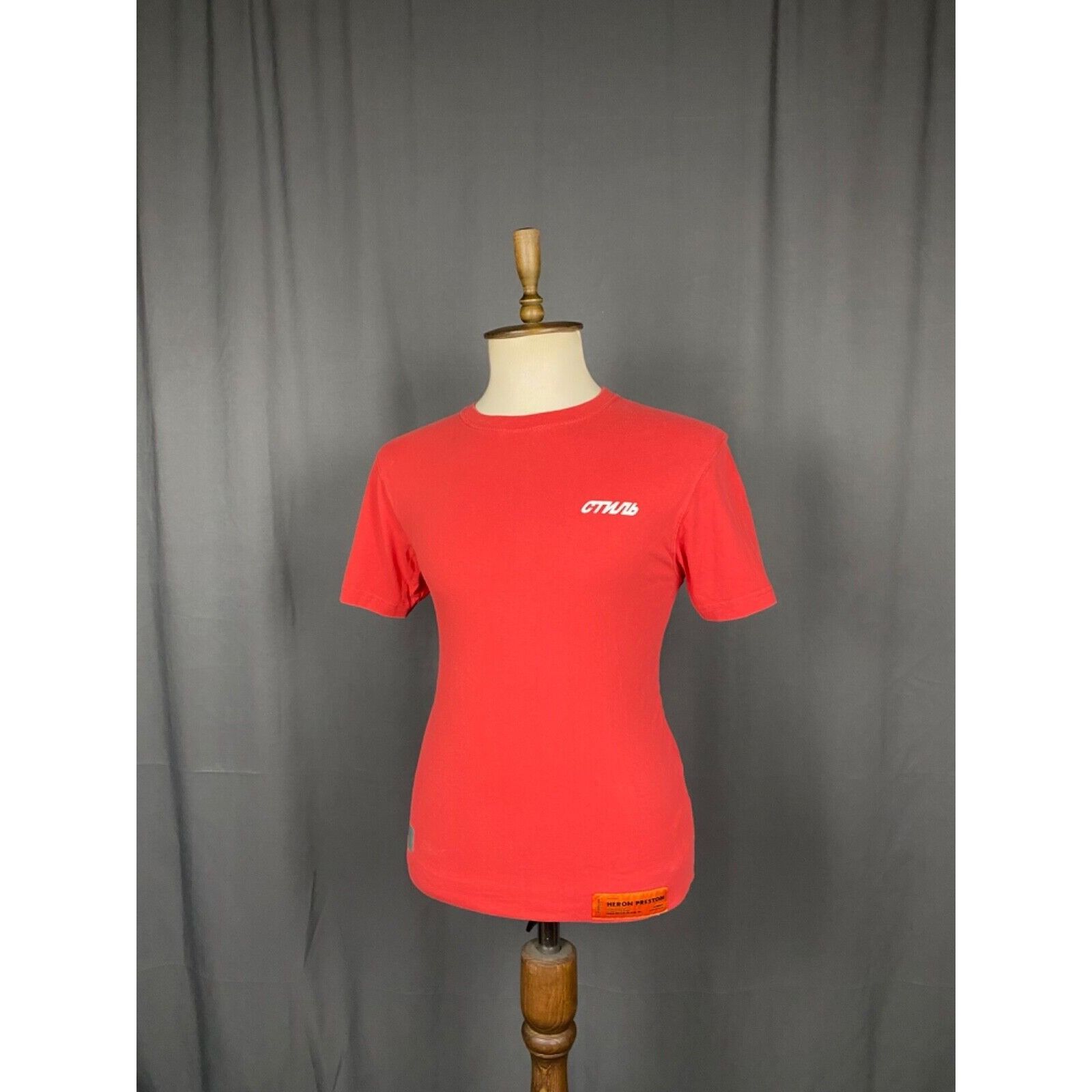 Heron Preston Heron Preston Big Logo Men's Red T-Shirt Size S Size US S / EU 44-46 / 1 - 4 Thumbnail