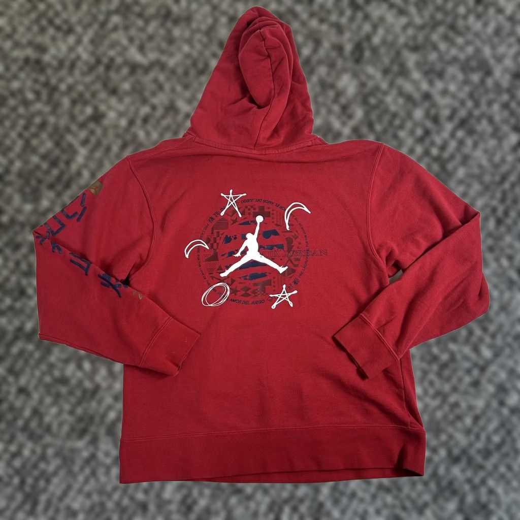 Nike Nike Air Jordan Legacy Hoodie Sweatshirt Mens Small Red CJ9083-687 Size US S / EU 44-46 / 1 - 1 Thumbnail
