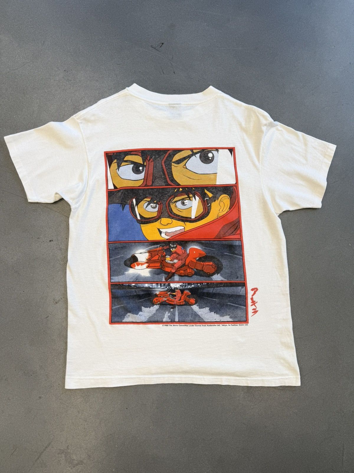 ‘90s Vintage Akira Kaneda Bike Panel Anime Tee