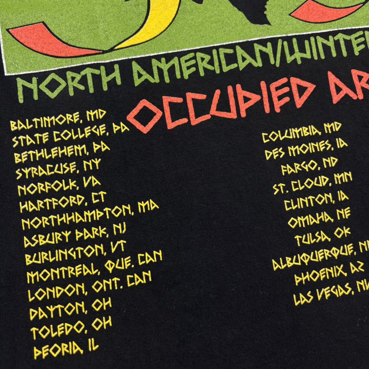Band Tees Type o negative - Occupied Areas North us Tour. 1996 Size US L / EU 52-54 / 3 - 6 Thumbnail