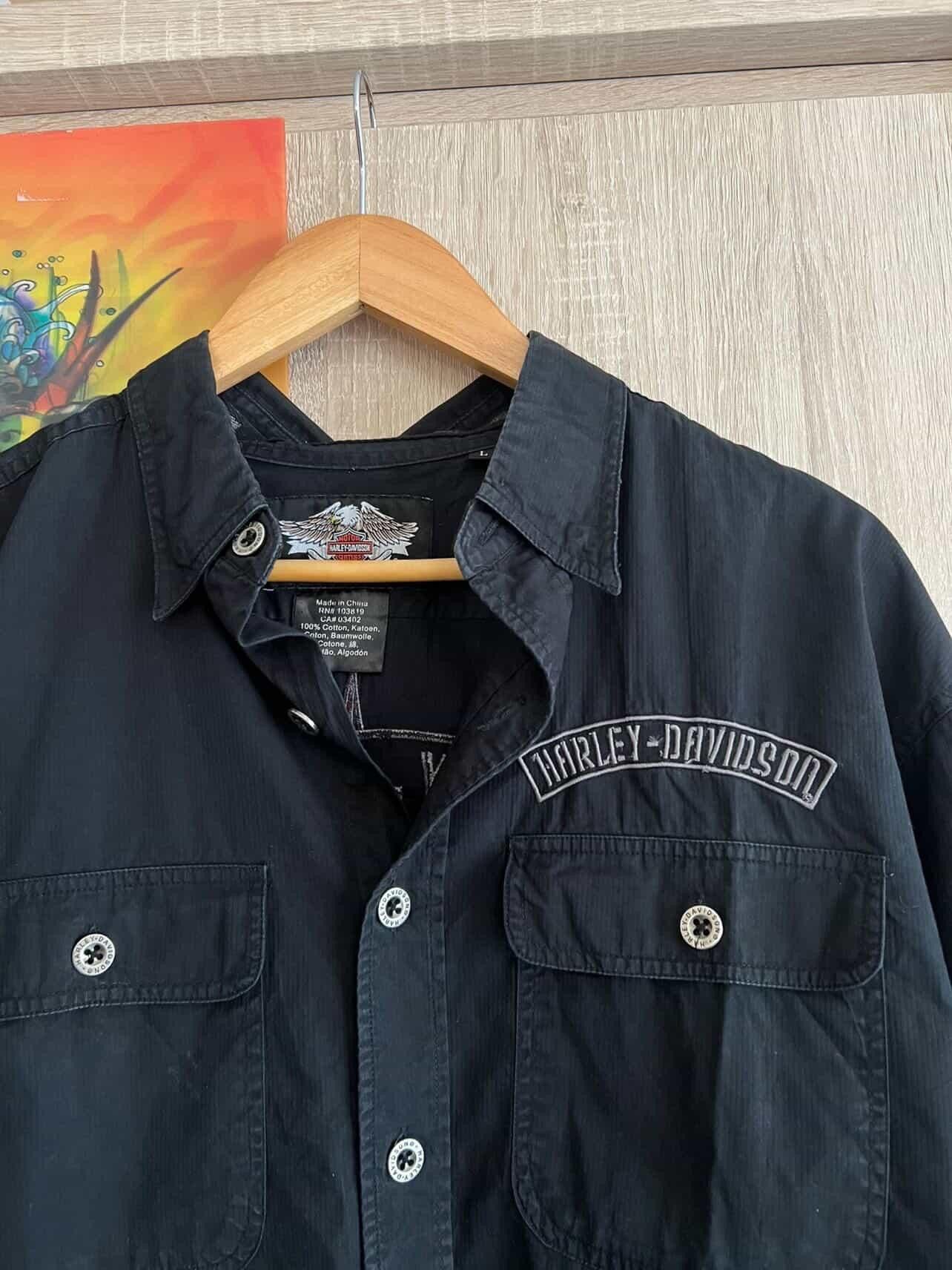 Harley Davidson Harley Davidson Mens Shirt Long Sleeve 🔥💥 Size US L / EU 52-54 / 3 - 9 Thumbnail