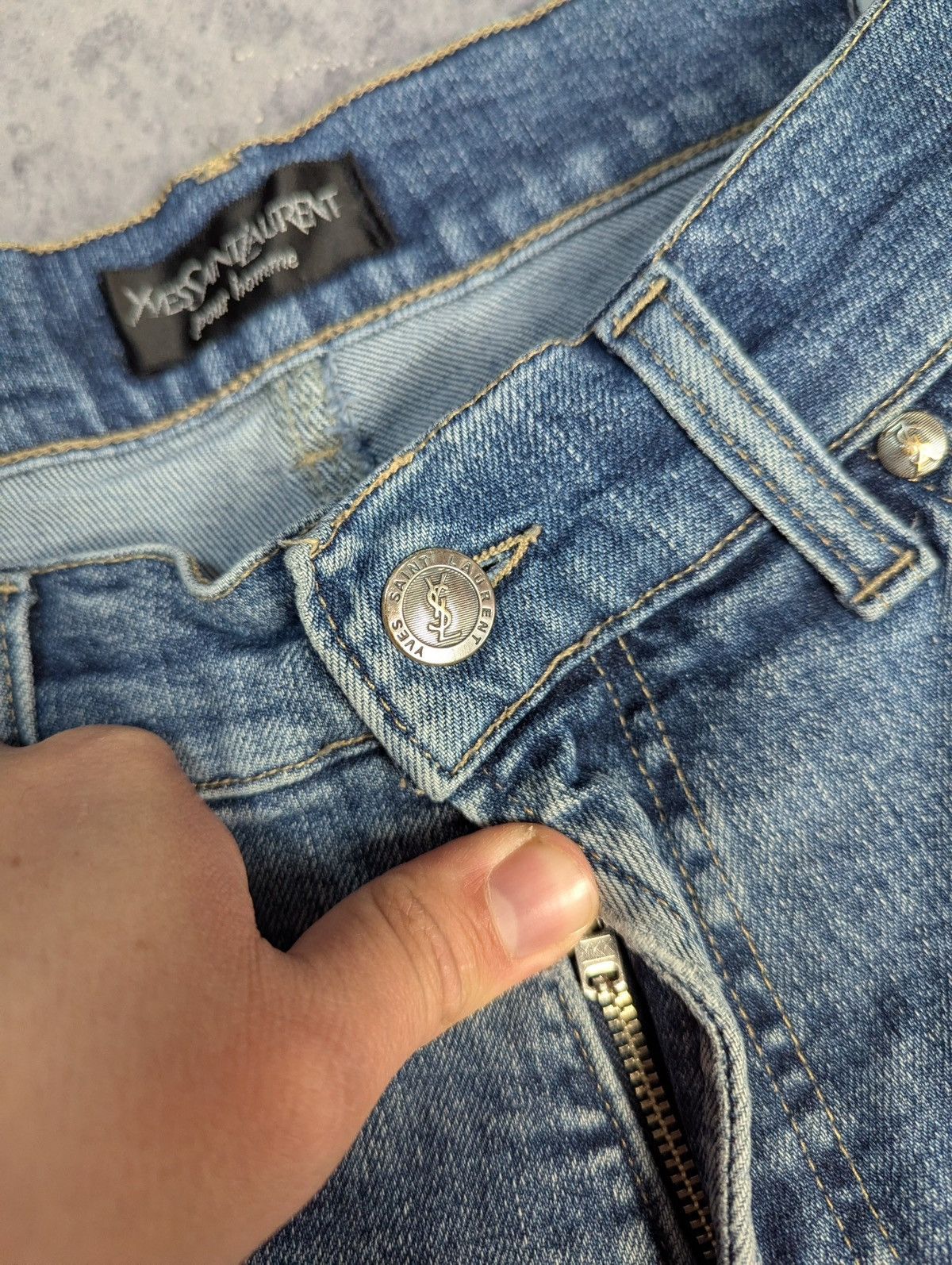 Yves Saint Laurent ❤️Ysl jeans pour homme Size US 34 / EU 50 - 5 Thumbnail