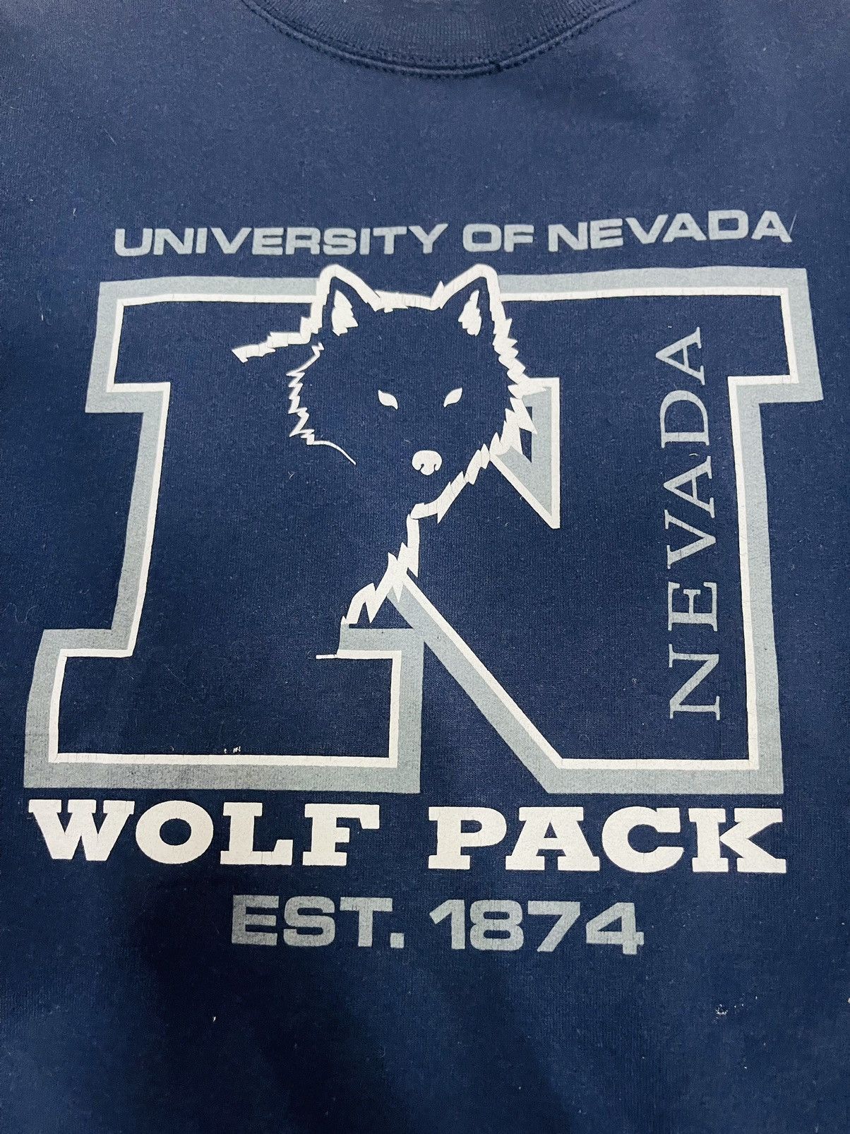 Vintage Universiti of Nevada Wolf Pack Vintage Sweatshirt (09) Size US M / EU 48-50 / 2 - 8 Thumbnail
