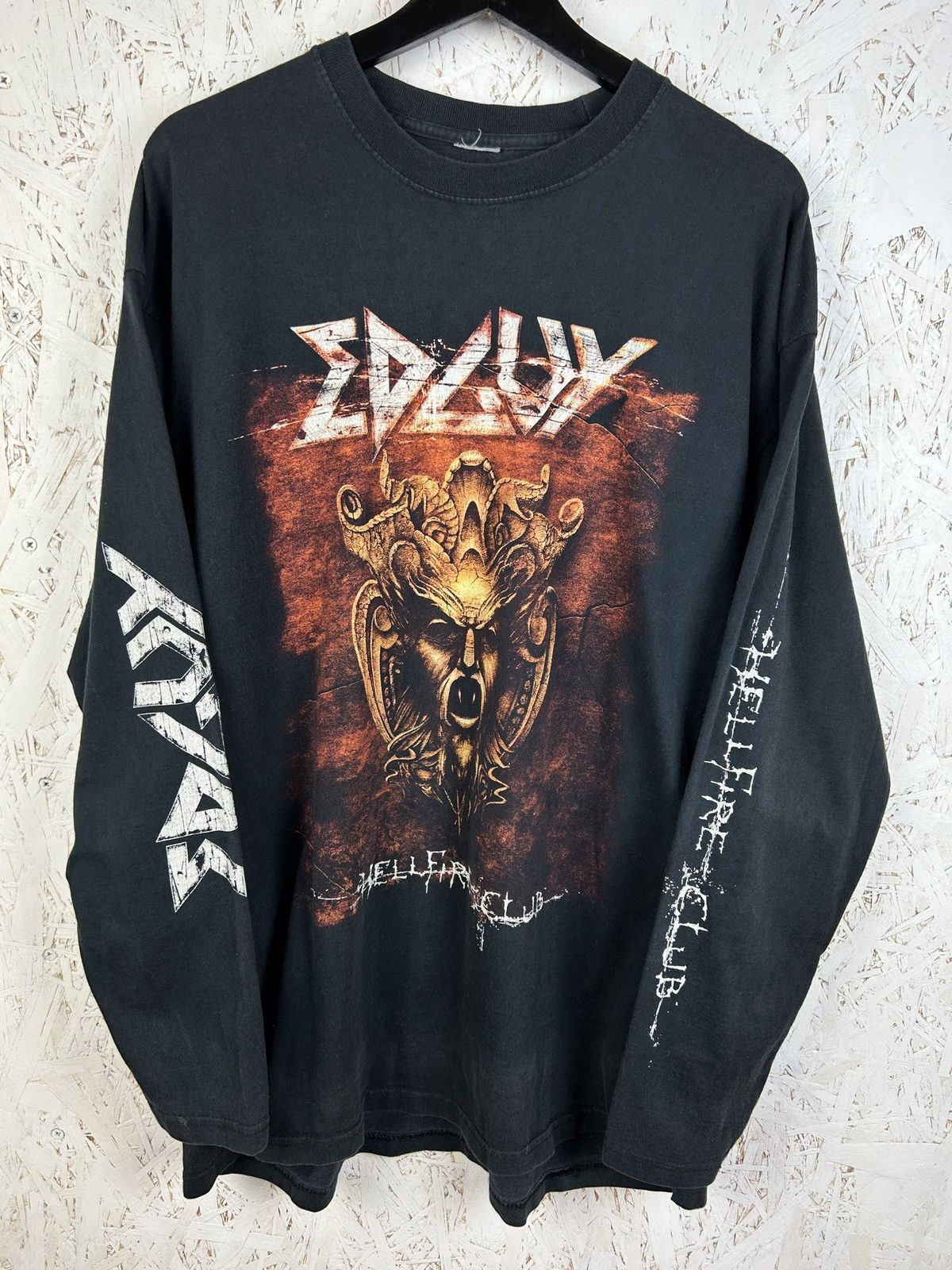 Band Tees Vintage Edguy Hellfire Club Worldwide 2004 Tour Long Sleeve Size US XL / EU 56 / 4 - 1 Thumbnail