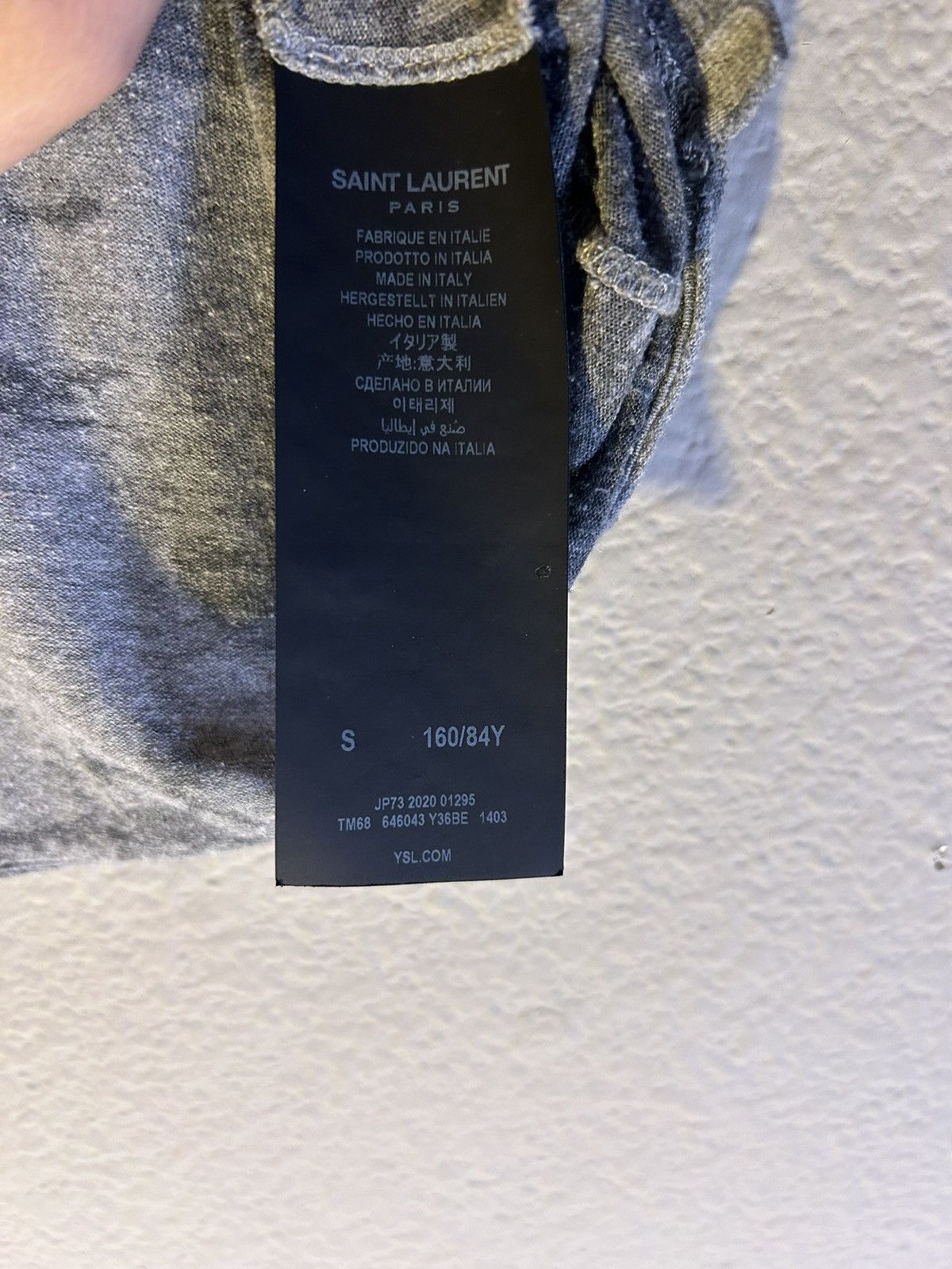 Saint Laurent Paris Saint Laurent Paris Rive Gauche shirt Size US S / EU 44-46 / 1 - 4 Thumbnail