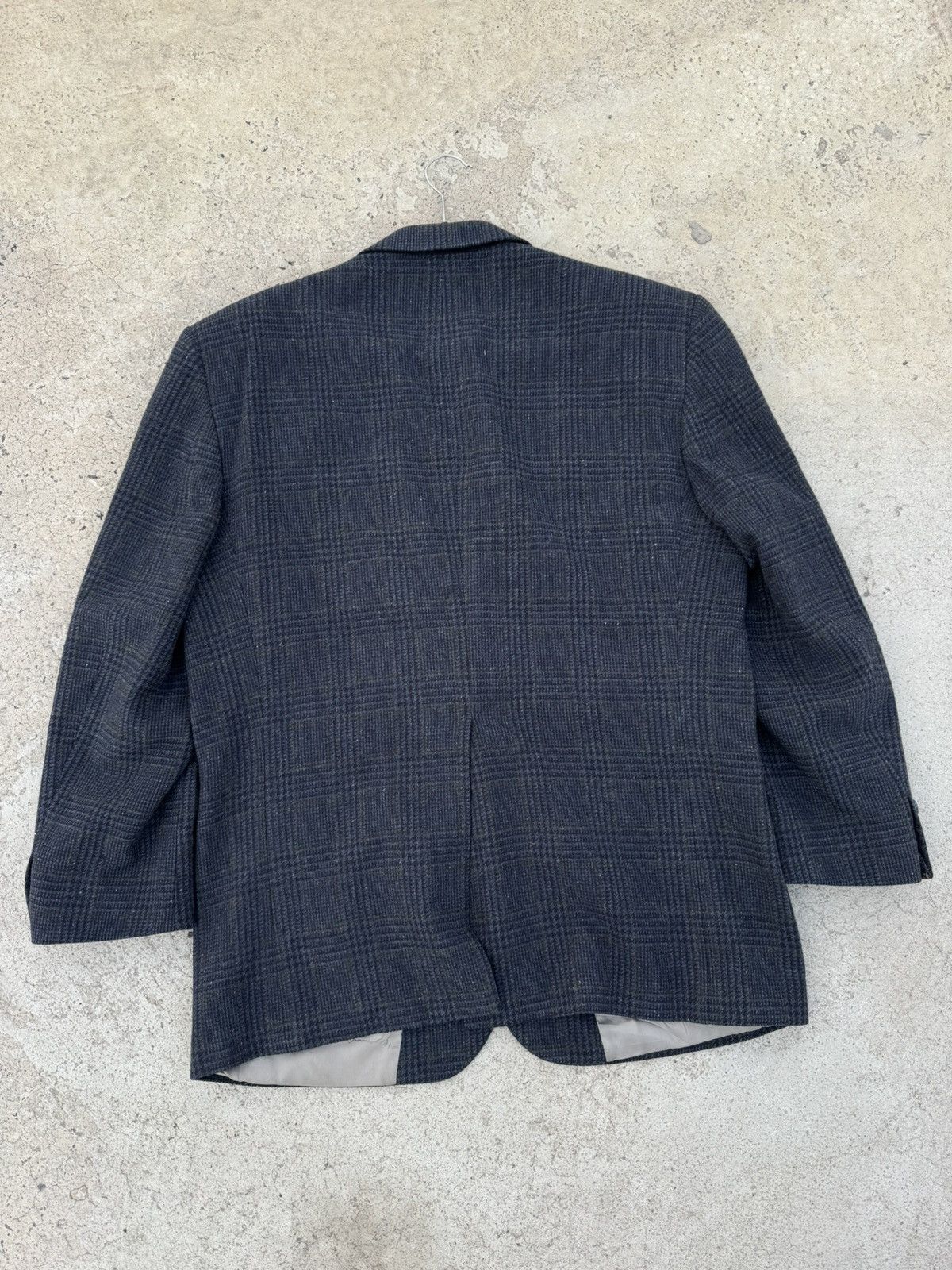 Burberry Burberrys Vintage Wool Blazer Prince of Wales Size 44R - 3 Thumbnail