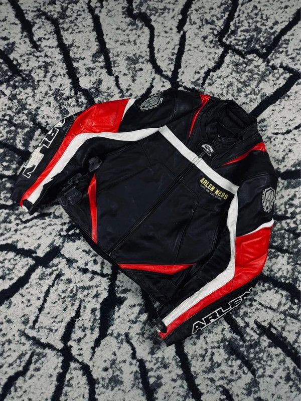 Other Vintage Arlen Ness Motorcycle Jacket Black Red M Size US M / EU 48-50 / 2 - 2 Thumbnail