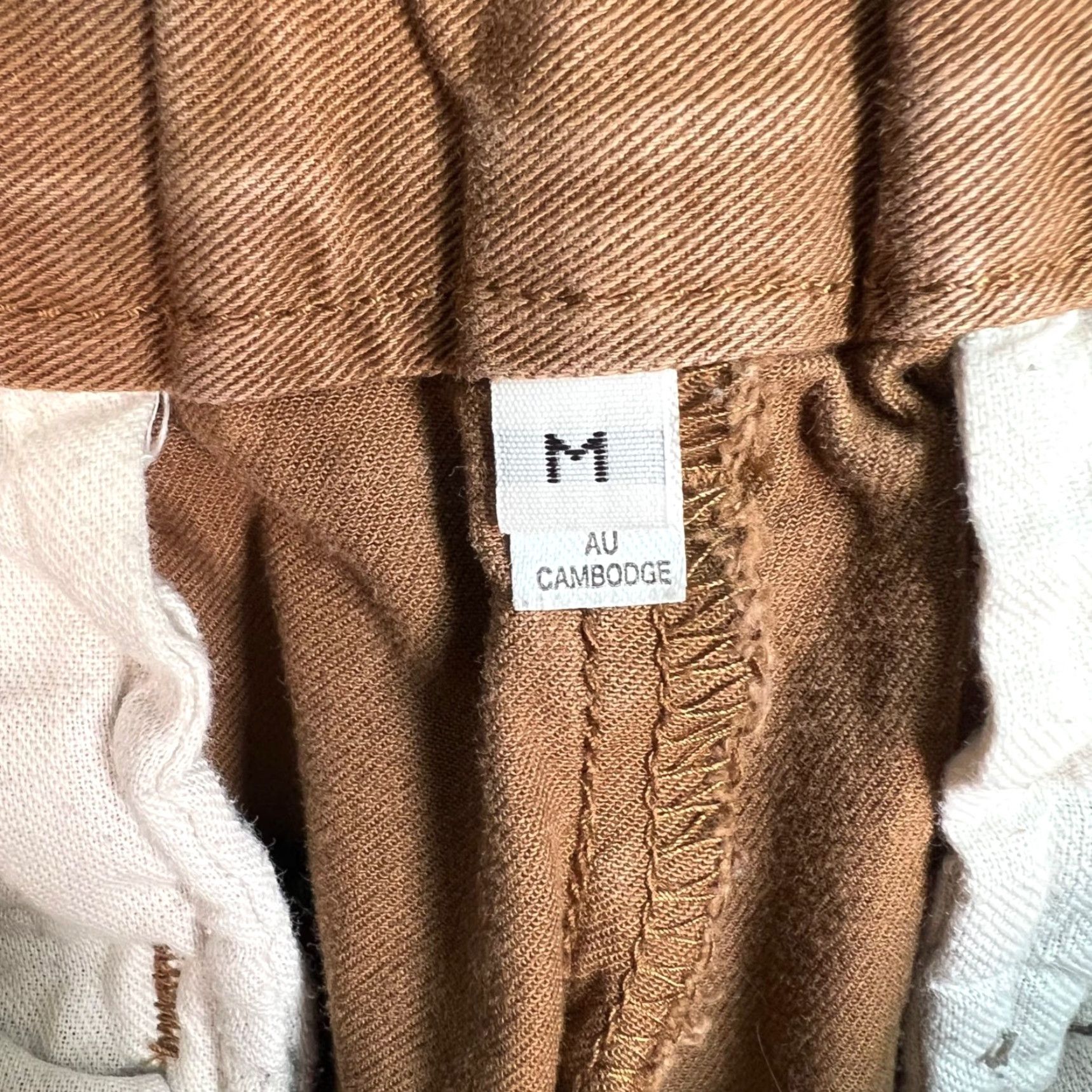 Muji MUJI Pants Womens Medium Brown Slim Fit Cotton Blend Chino Size 32" / US 10 / IT 46 - 4 Thumbnail