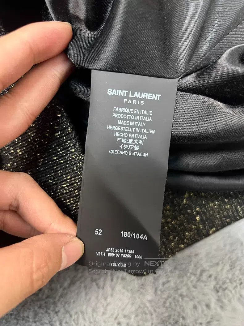 Saint Laurent Paris Saint Laurent Paris Wizard Hooded Velvet Jacket Size US L / EU 52-54 / 3 - 5 Thumbnail