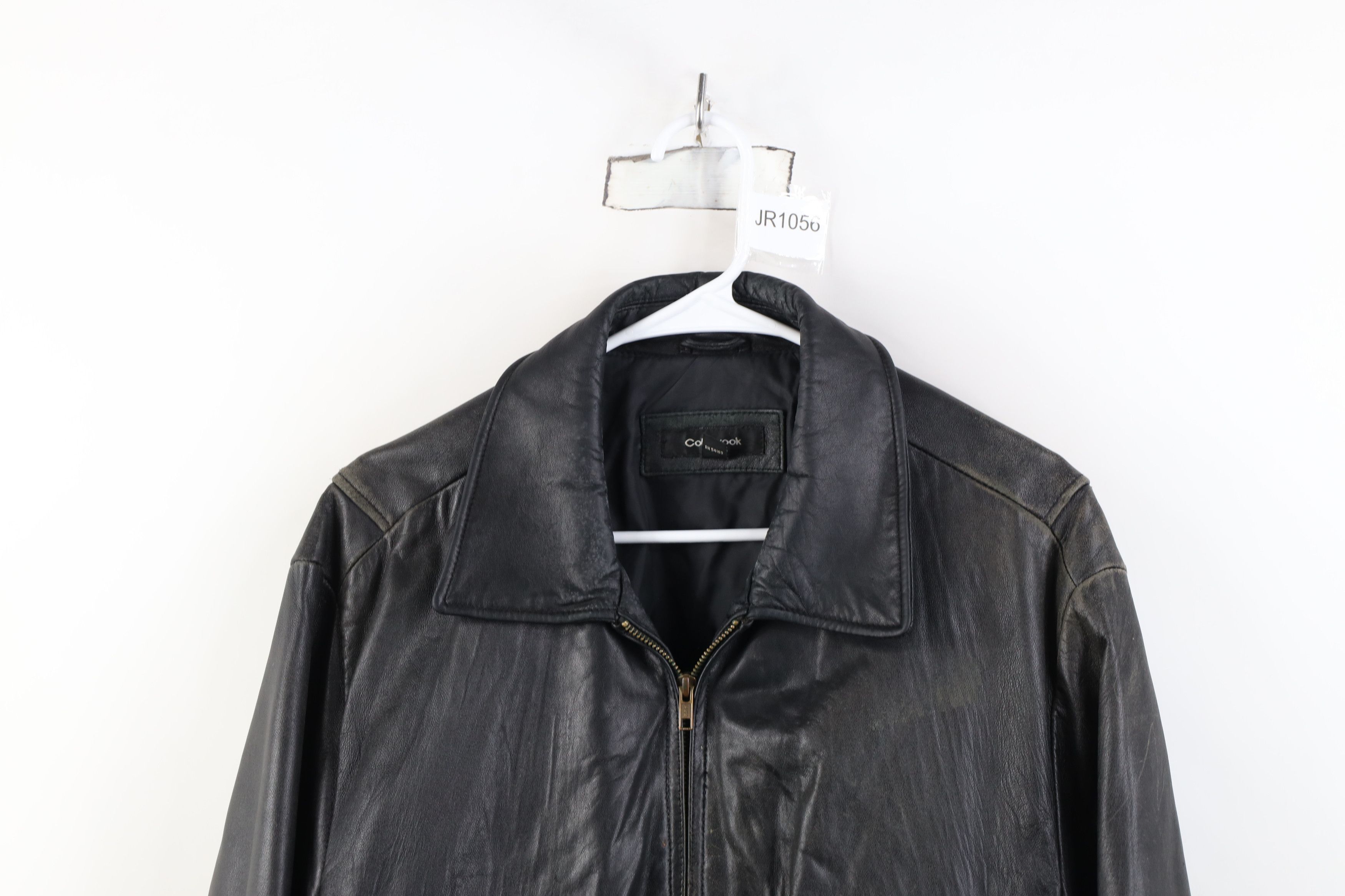 Vintage Vintage 90s Streetwear Distressed Flight Bomber Jacket Black Size US L / EU 52-54 / 3 - 2 Thumbnail