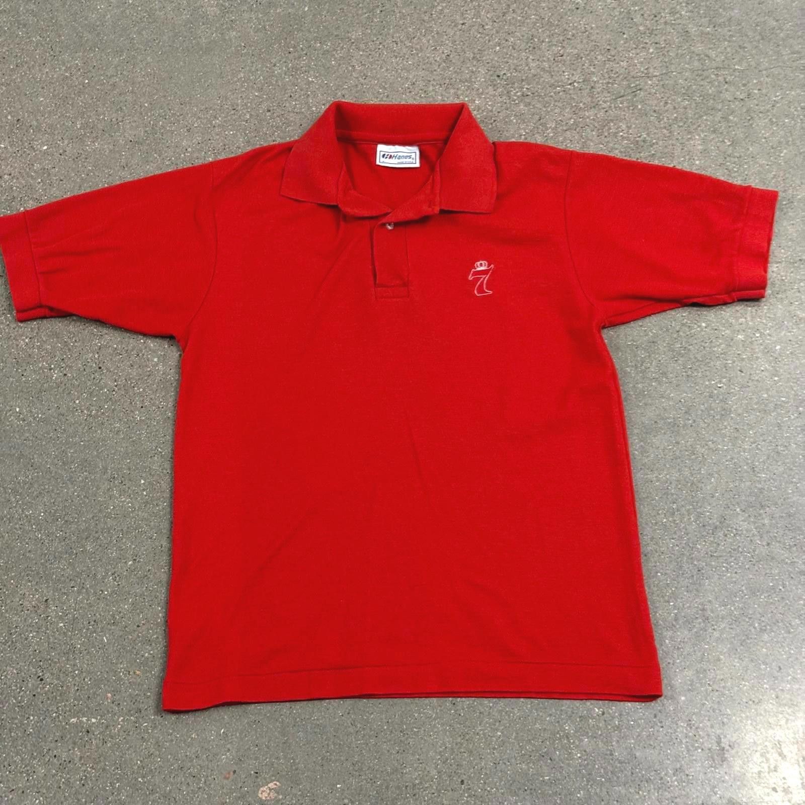 Hanes Vintage 80s HANES SEAGRAMS 7 Polo Shirt Sz M MADE IN USA Size US M / EU 48-50 / 2 - 1 Thumbnail