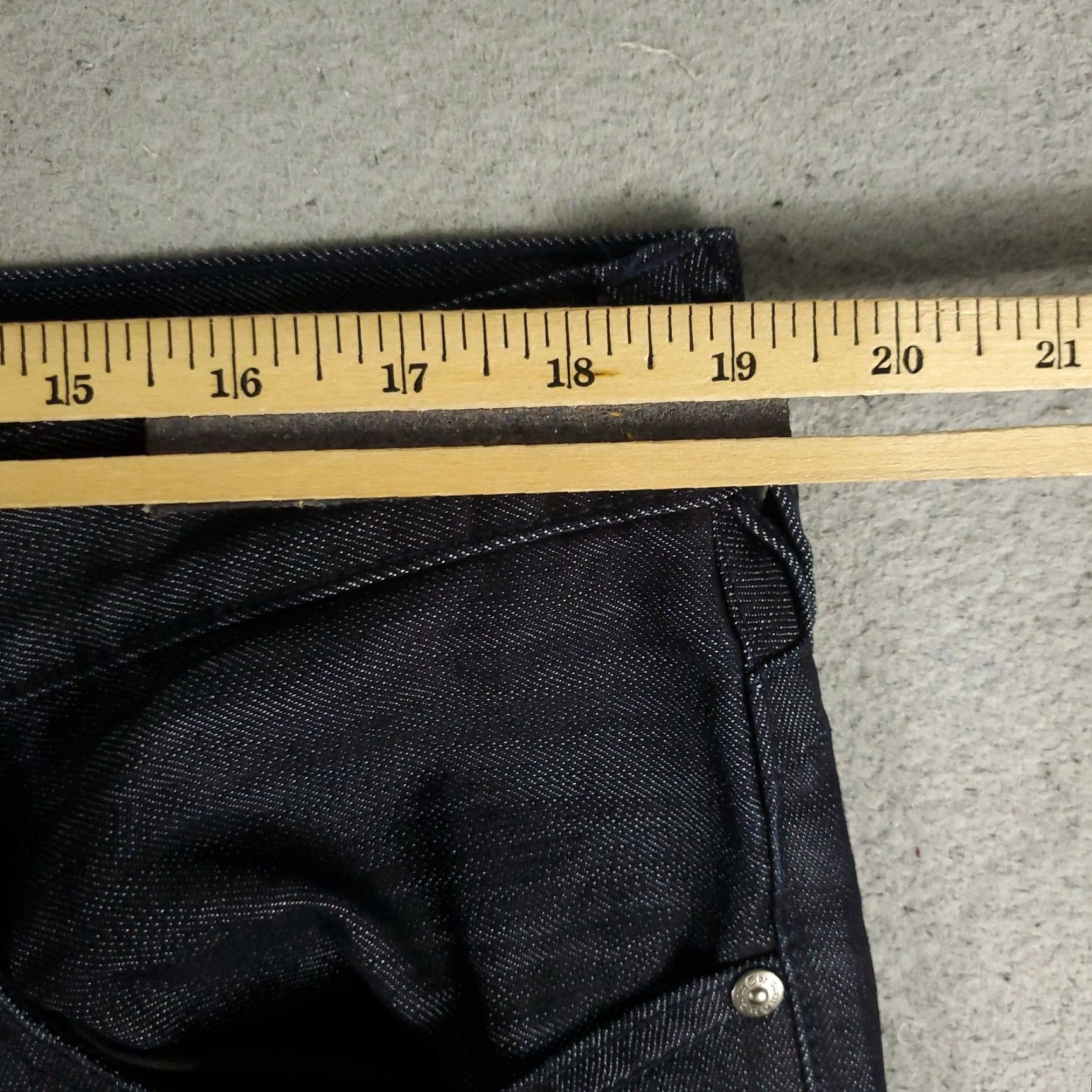 Guess VINTAGE GUESS Jeans Mens 36x32 Denim Pants Slim Tapered Straight 5-Pocket Blue Size US 36 / EU 52 - 3 Thumbnail