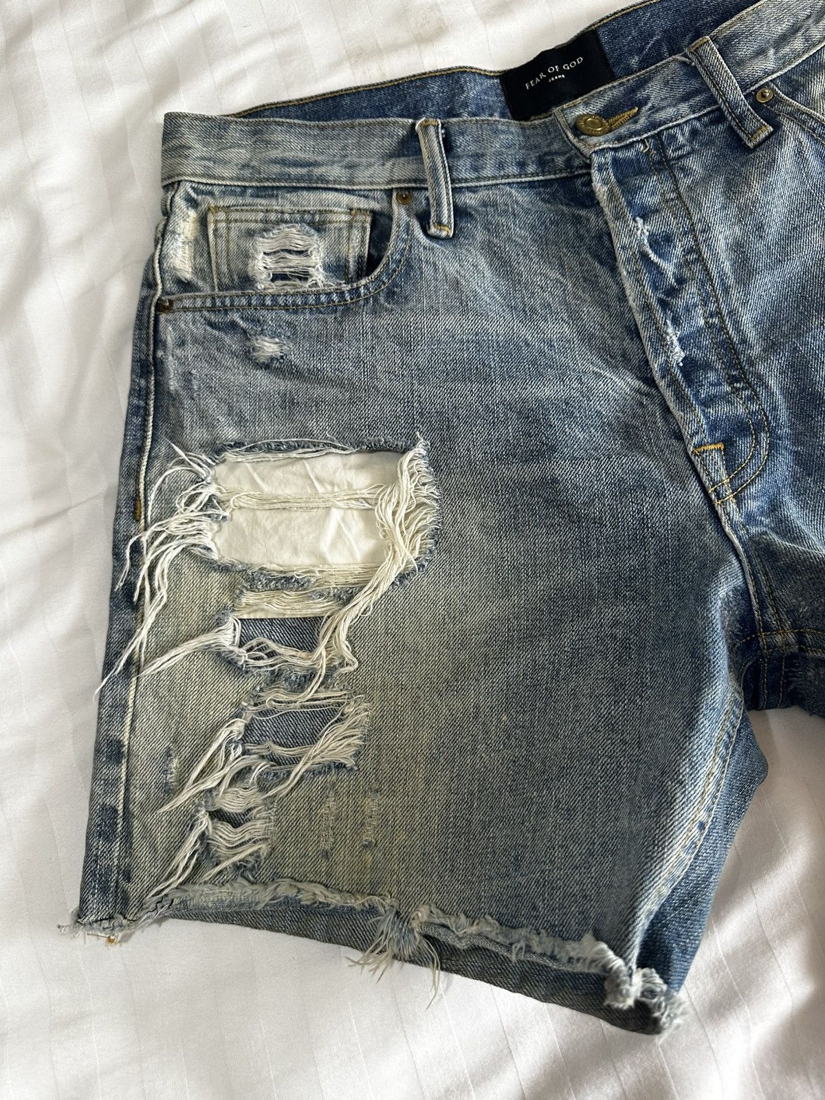 Fear of God 5th collection denim short Size US 30 / EU 46 - 2 Thumbnail