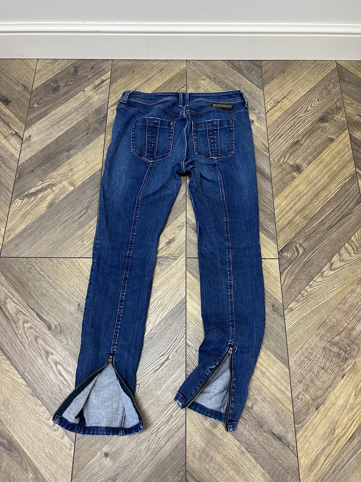 Burberry × Designer × Vintage Vintage Burberry Brit Women’s denim skinny jeans Size 31" - 20 Thumbnail