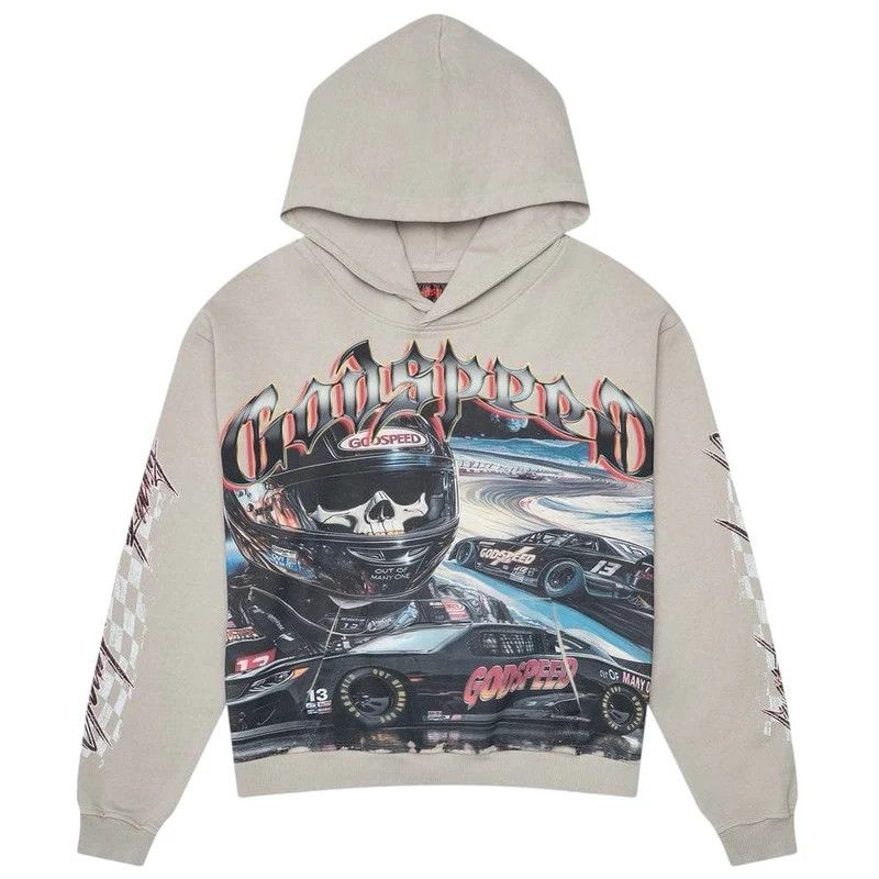 Godspeed 'Le Dernier' Stone Grey Hoodie