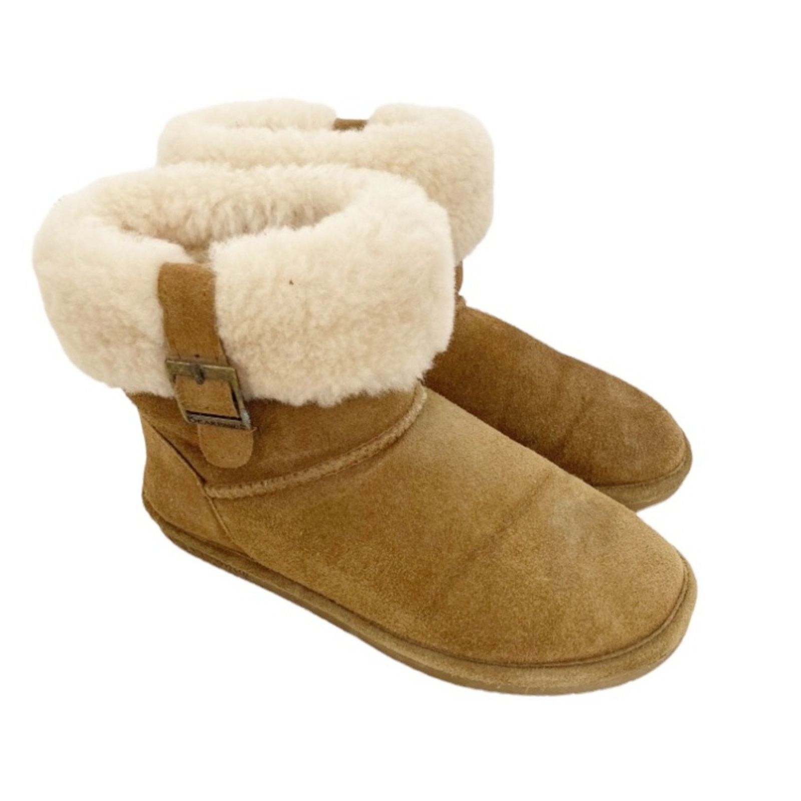 Other Bearpaw Tan Faux Fur Lined Boots Sz 7 Size US 7 / IT 37 - 1 Thumbnail