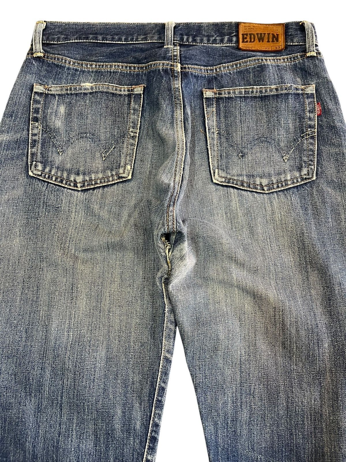 Beauty Beast Vintage Edwin 505SXX Selvedge Button Fly Denim Size US 33 - 8 Thumbnail