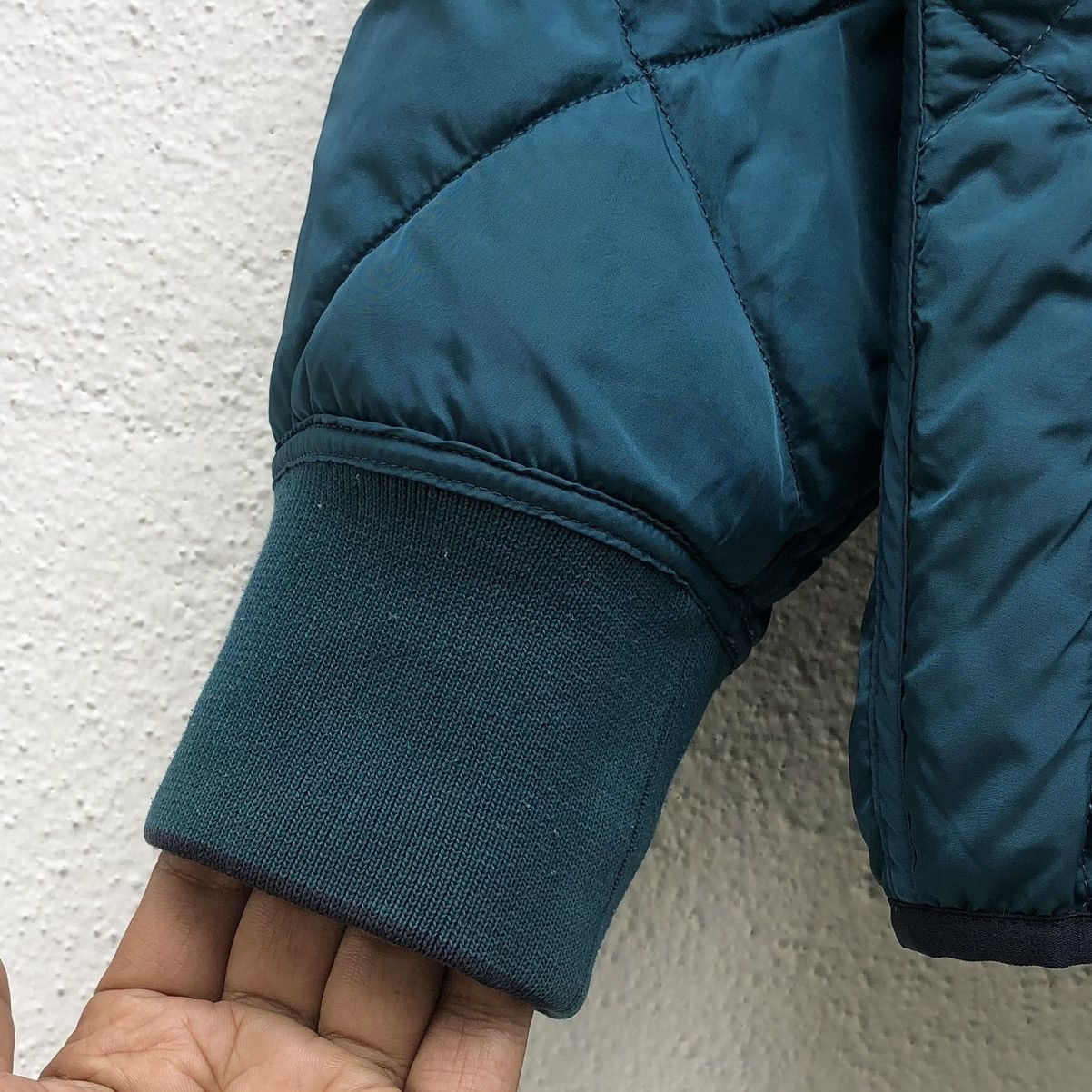 Lemaire × Uniqlo UNIQLO X LEMAIRE Mens Reversible Blue / Green Quilted Jacket Size US XL / EU 56 / 4 - 14 Thumbnail