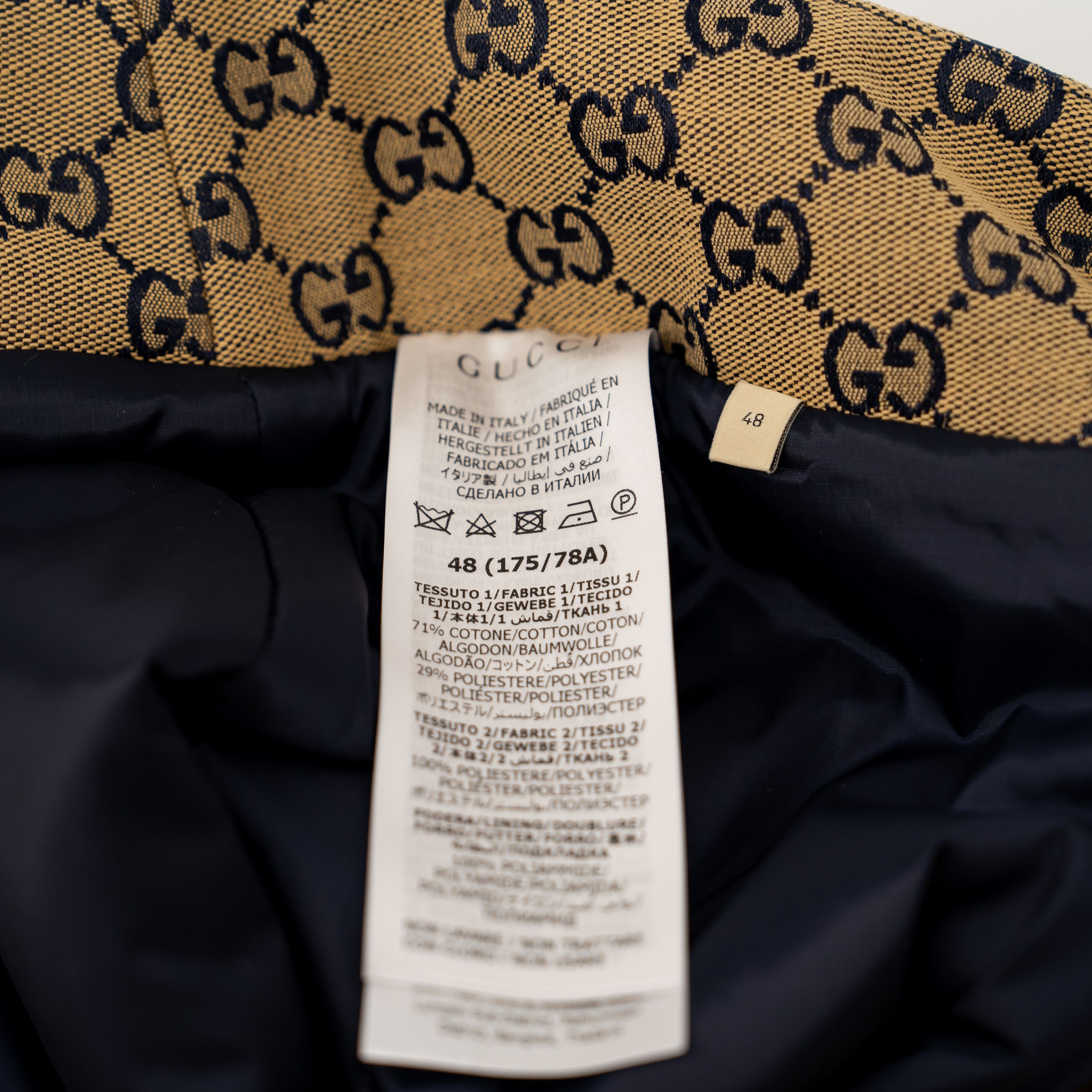 Gucci 48 M Gucci Ski Pants GG logo Beige Navy Blue Winter Size US 32 / EU 48 - 10 Thumbnail