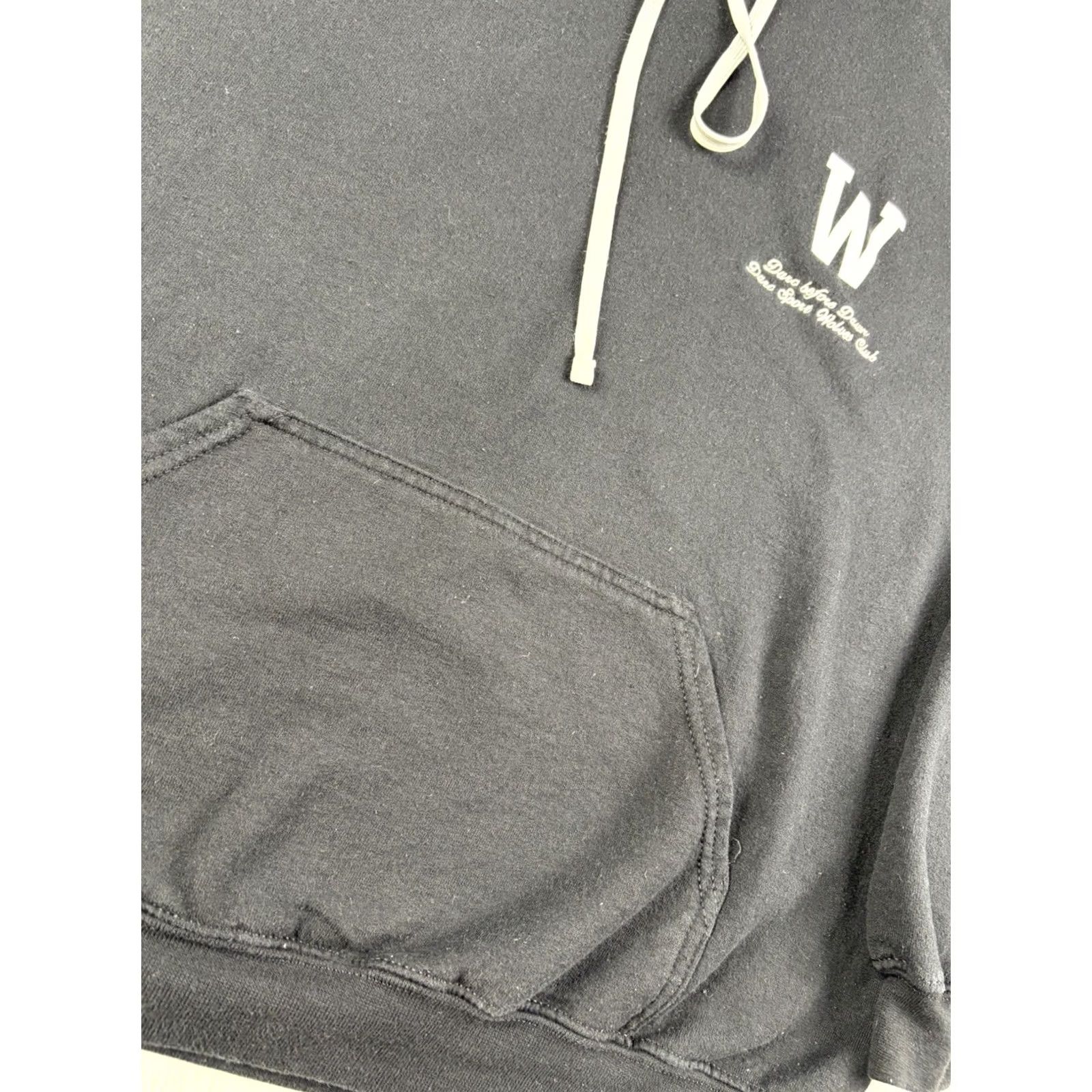 Darc Sport Darc Sport Hoodie Pullover Men M Black Embroidered Wolves Graphic Print Sweatshirt Hooded Size US M / EU 48-50 / 2 - 3 Thumbnail