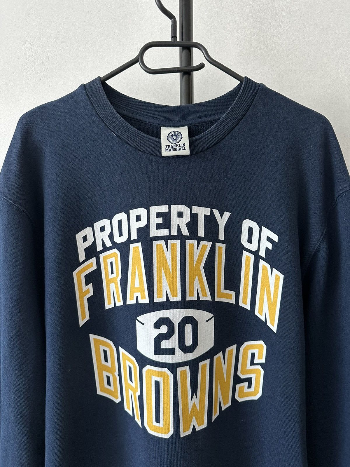 Franklin & Marshall Franklin & Marshall navy sweatshirt crew neck Size US XL / EU 56 / 4 - 3 Thumbnail