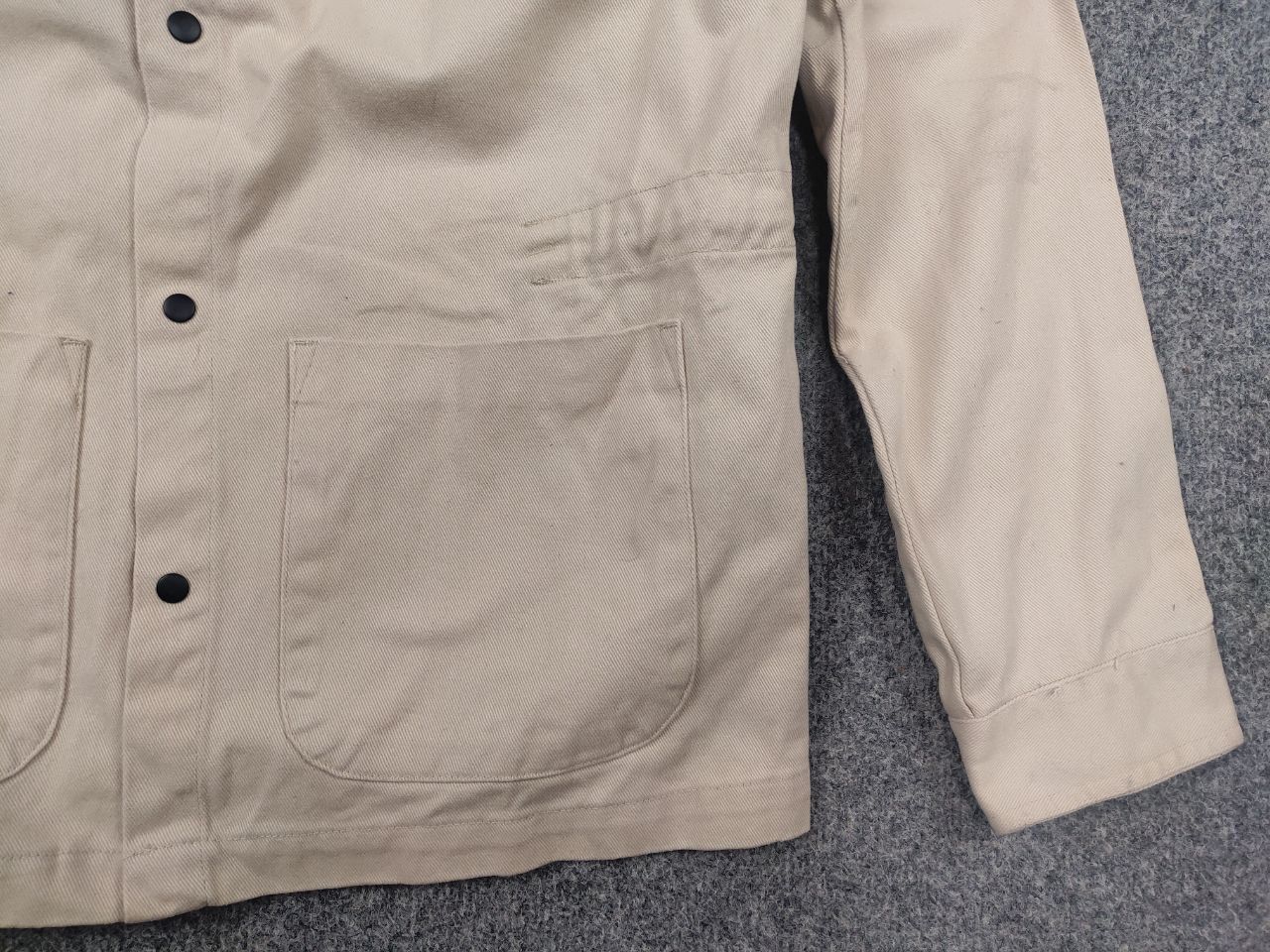 Folk Folk Vintage Minimalist canvas Chote Work Casual Jacket Size US L / EU 52-54 / 3 - 7 Thumbnail