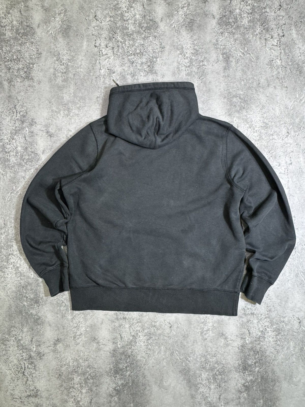 Nike × Vintage Hoodie Nike Vintage Mini Swoosh Y2k Style Black Size US L / EU 52-54 / 3 - 6 Thumbnail
