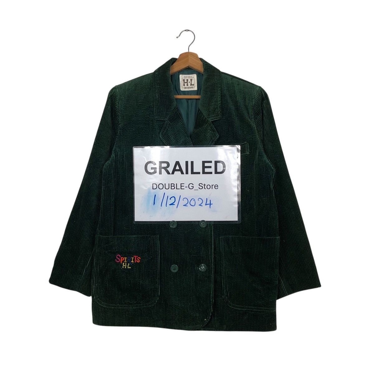 Japanese Brand 📌Corduroy Chore Jacket Henri Lucchapuis Issey Miyake Size US M / EU 48-50 / 2 - 1 Thumbnail