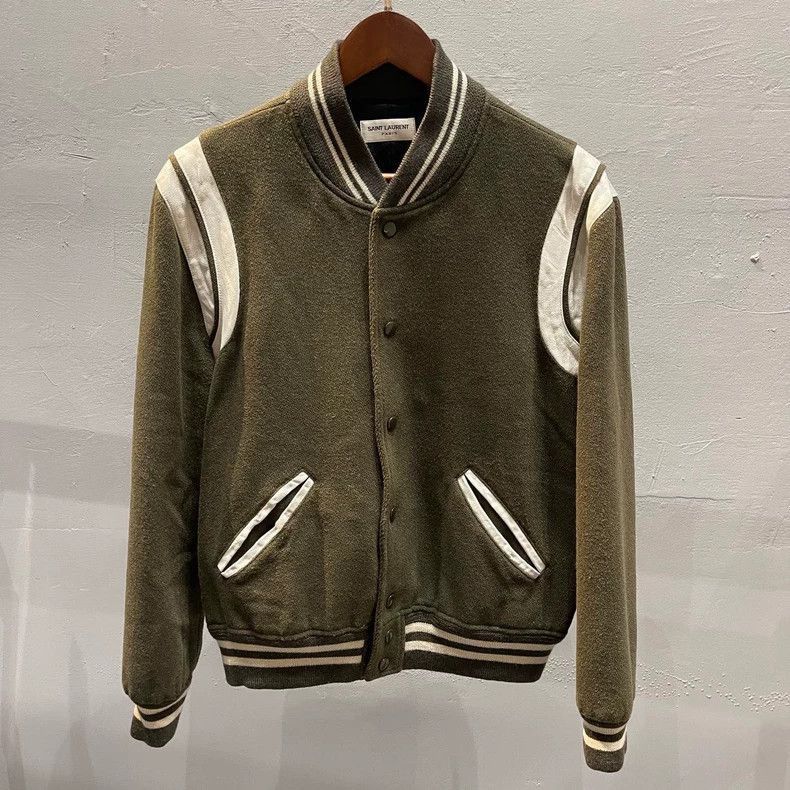 Saint Laurent Paris Saint Laurent Paris Green wool jacket-2506 Size US M / EU 48-50 / 2 - 1 Thumbnail