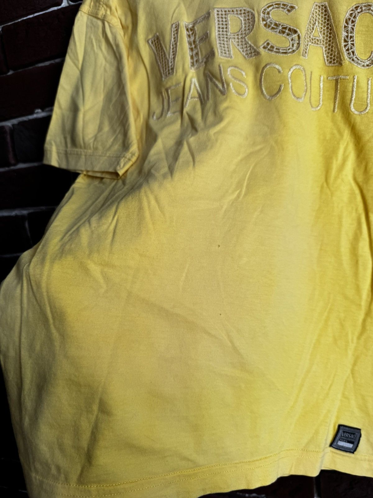 Designer Rare Vintage 90s Versace Logo Archive tee designer Size US S / EU 44-46 / 1 - 3 Thumbnail