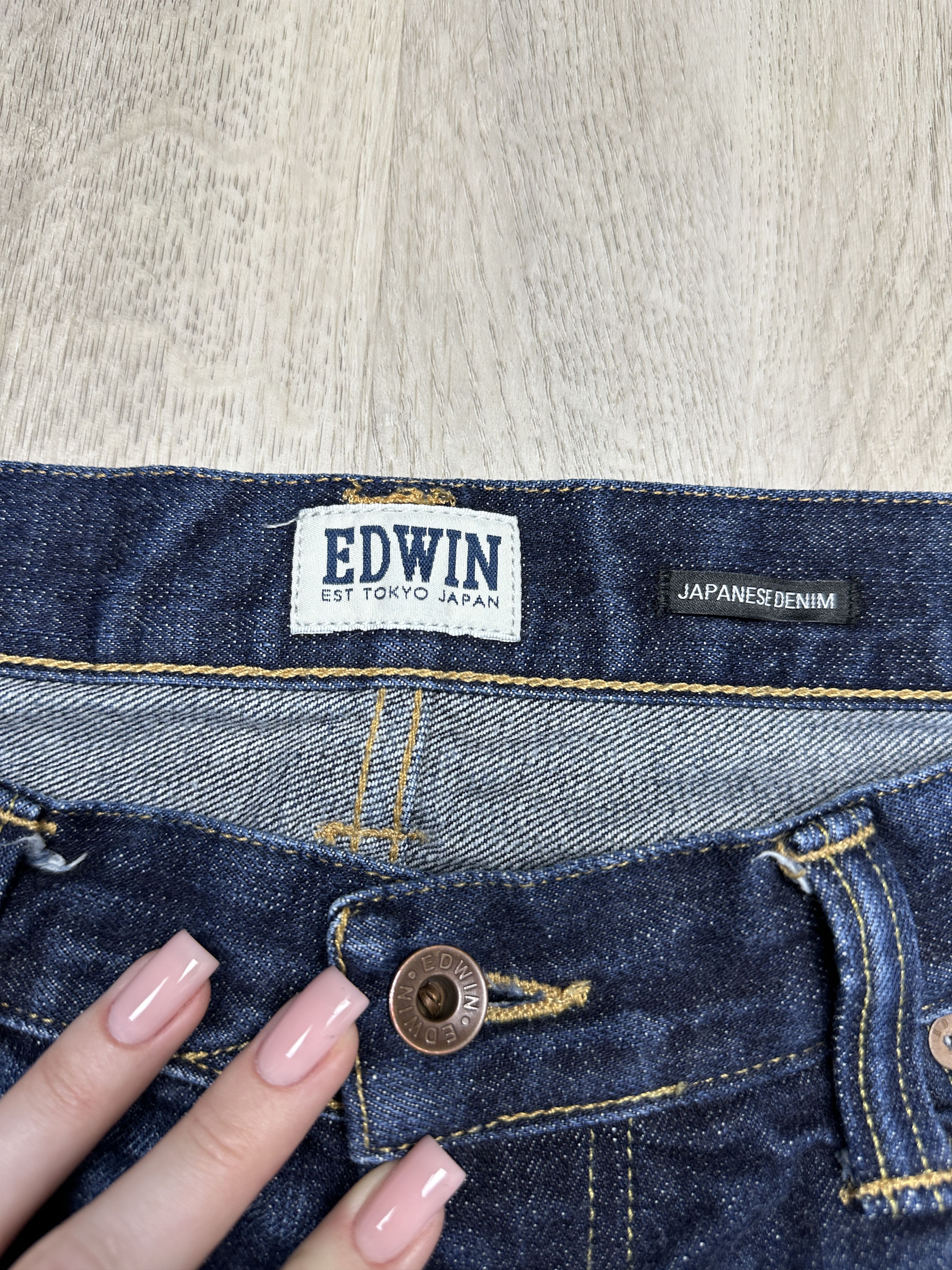 Edwin Edwin Mens Regular Straight Denim Pants Jeans Size US 38 / EU 54 - 7 Thumbnail