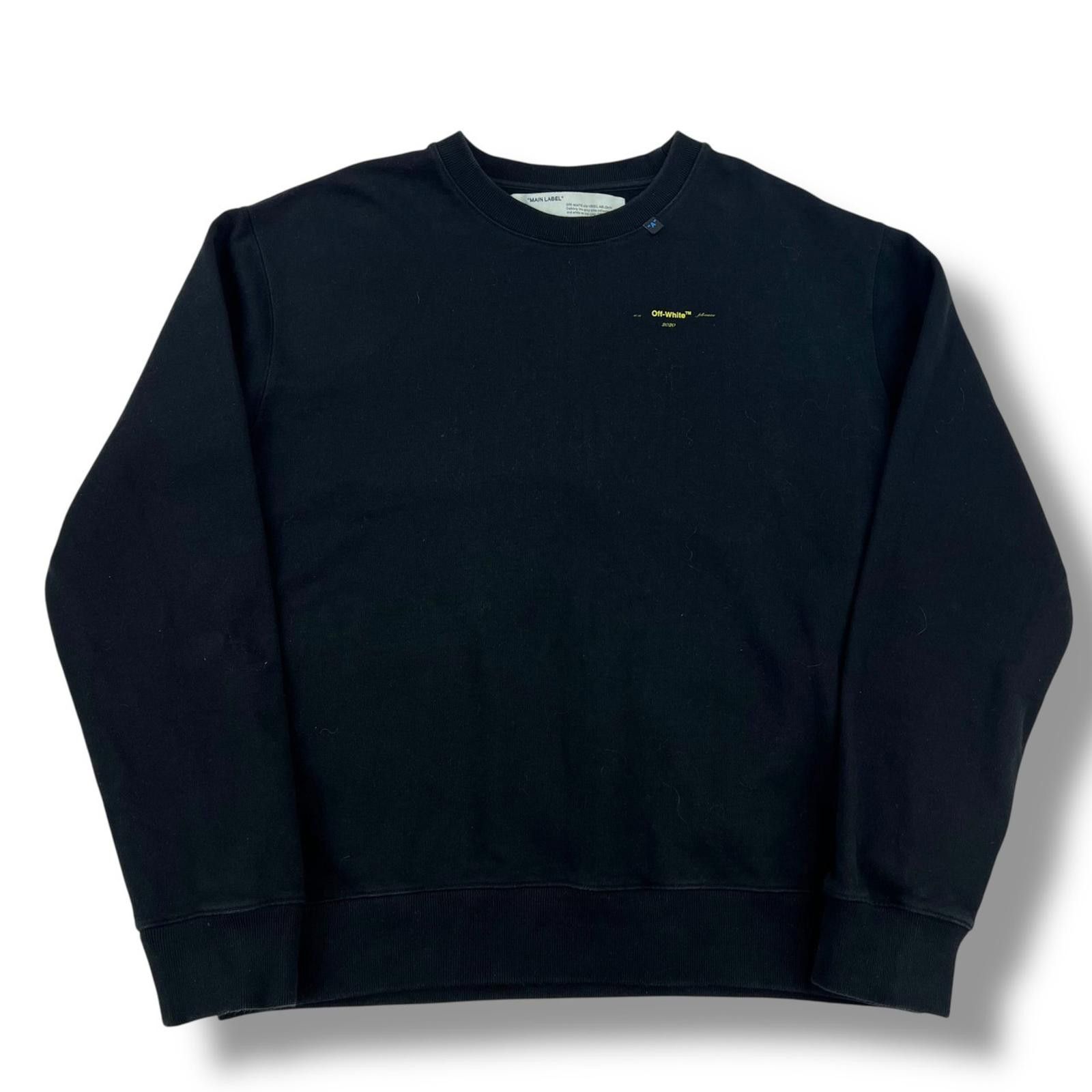 Off-White Off-White Yellow Acrylic Arrows Sweatshirt Size US XXL / EU 58 / 5 - 3 Thumbnail
