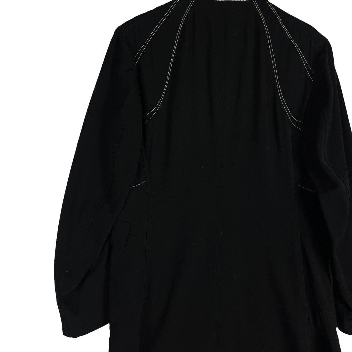 Yohji Yamamoto 🔥SPRING WINTER LONG JACKET WITH SUNRAYS OF JAPAN DESIGN Size S / US 4 / IT 40 - 12 Thumbnail