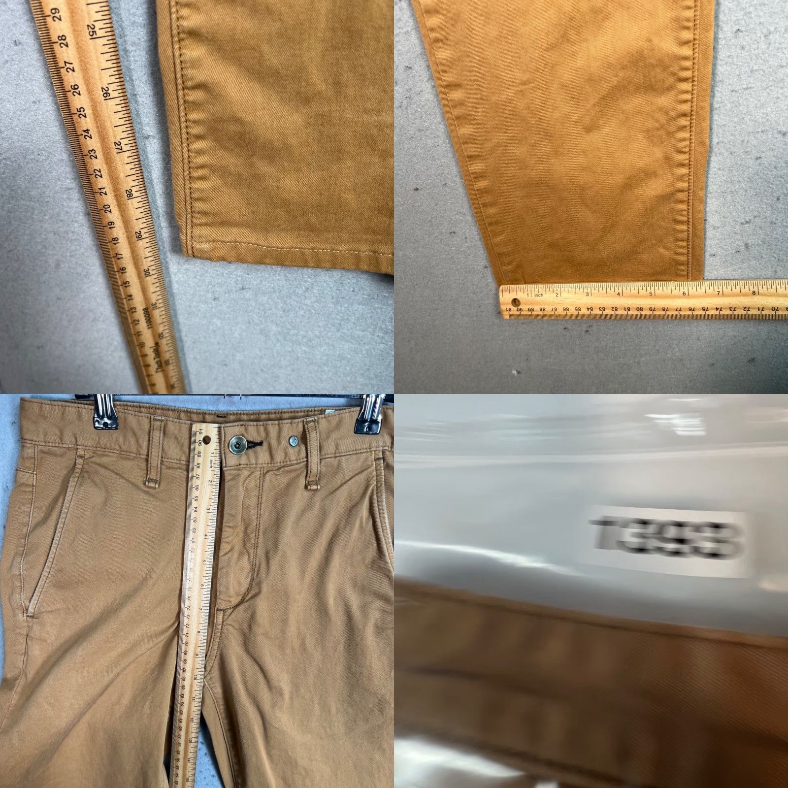 Rag & Bone Rag & Bone Men's Chino Pants - 29 Slim Tapered Beige Cotton Blend Flat Front Inseam 30 - Vintage? No - Preppy Casual Size US 29 - 8 Thumbnail